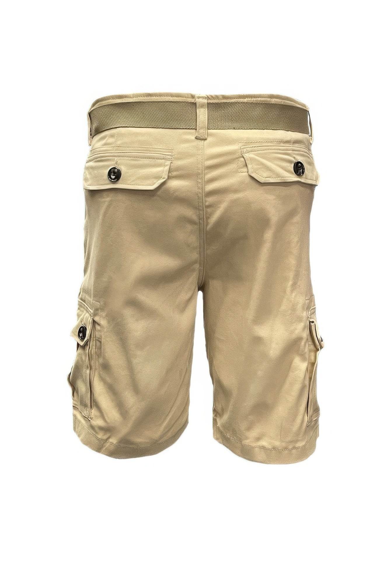 Mens Belted Cargo Shorts With Pockets - Purcell's Clothing Company