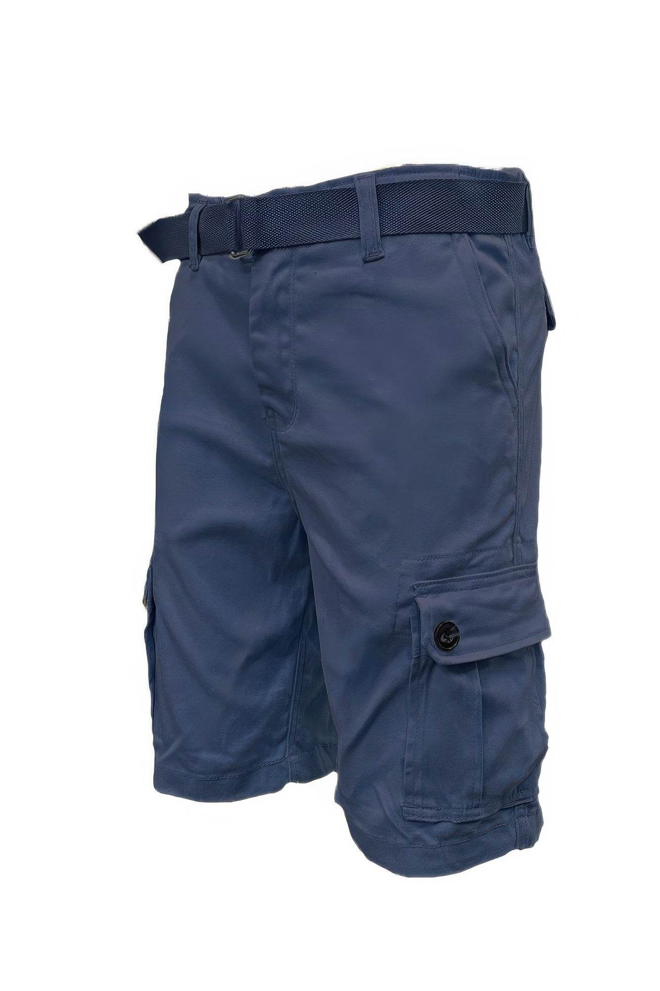Mens Belted Cargo Shorts With Pockets - Purcell's Clothing Company