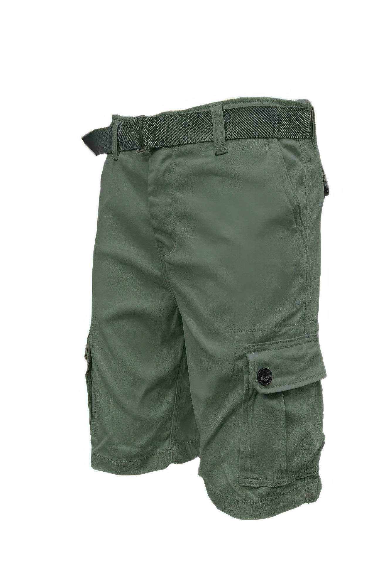 Mens Belted Cargo Shorts With Pockets - Purcell's Clothing Company
