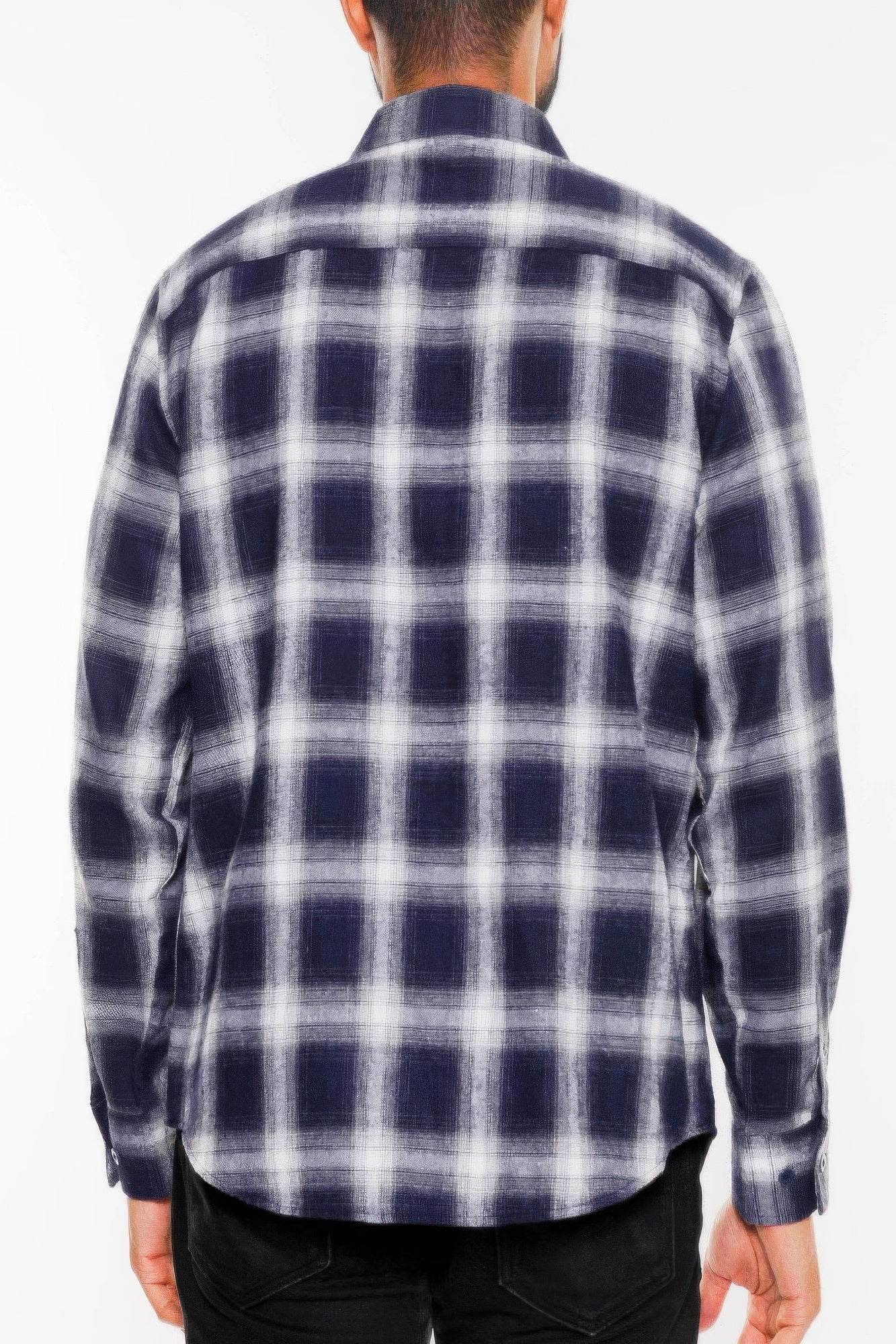Full Plaid Checkered Flannel Long Sleeve - Purcell's Clothing Company