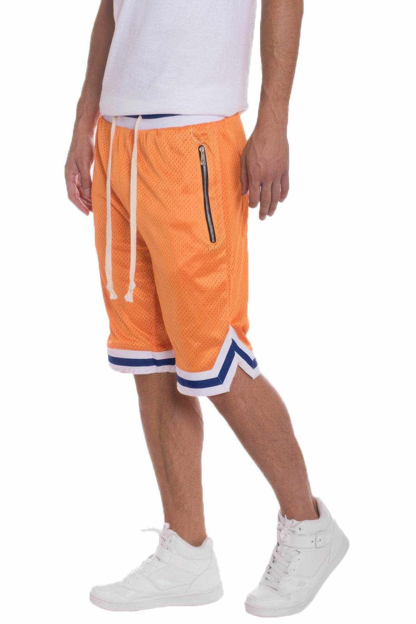 Striped Band Solid Basketball Shorts - Purcell's Clothing Company