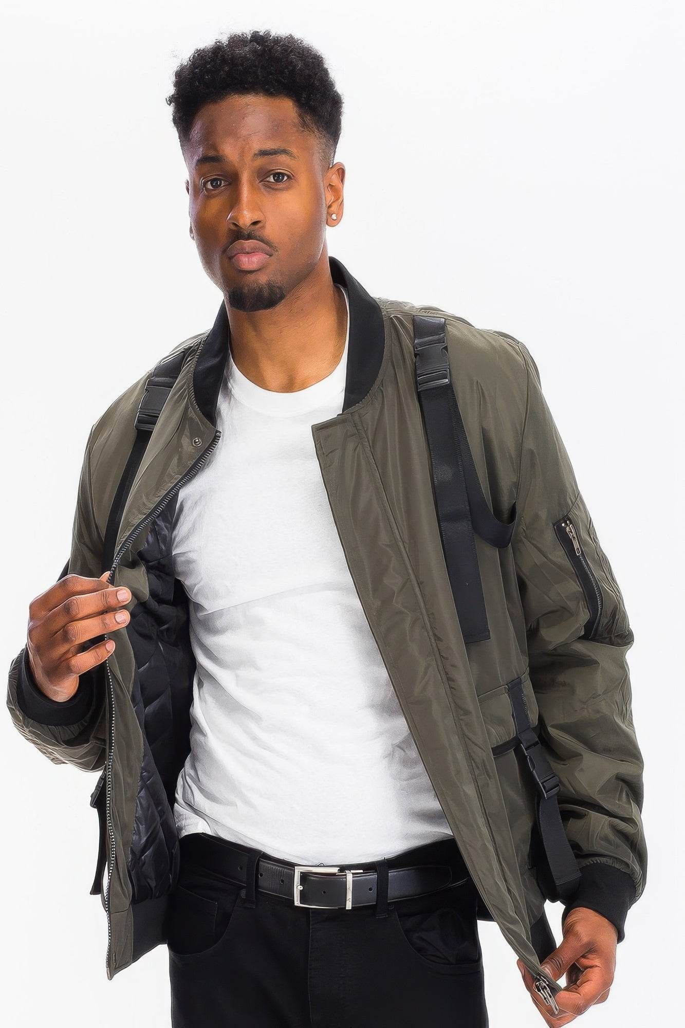 Mens Utility Strap Jacket - Purcell's Clothing Company