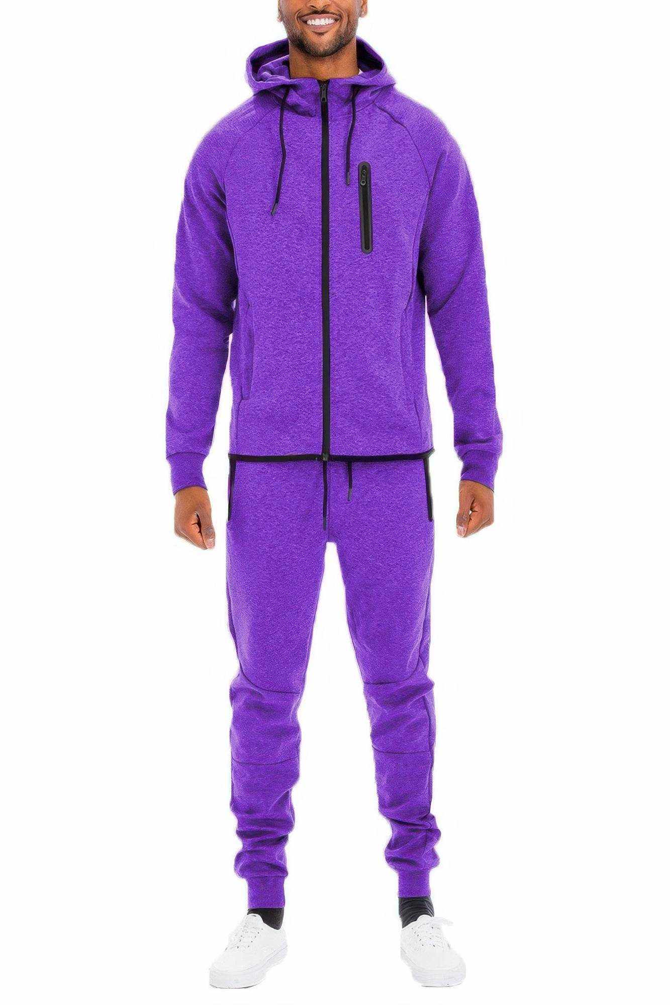 Mens Full Zip Sweat Pant Sweat Set - Purcell's Clothing Company