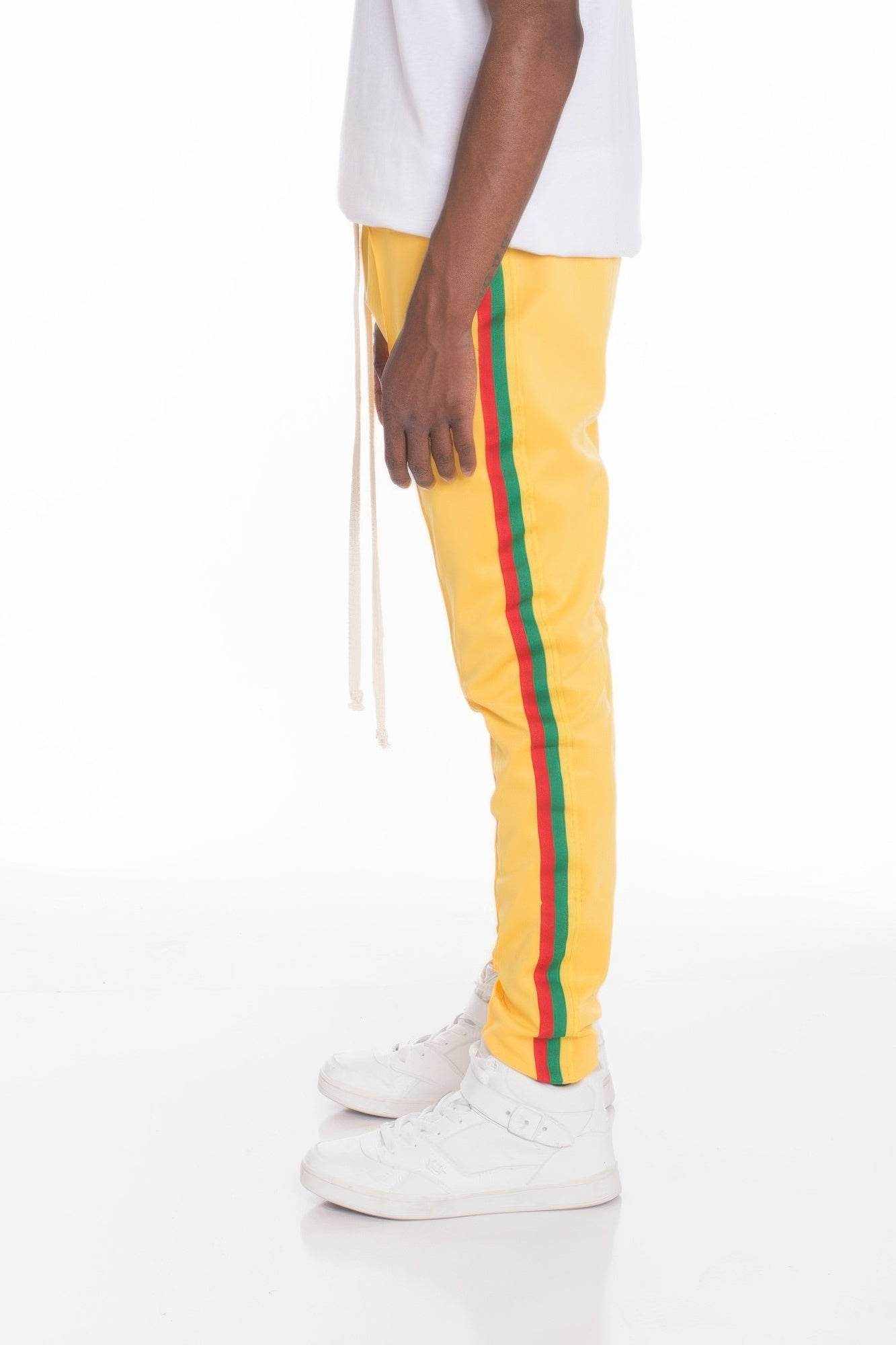Rasta Taped Track Sweatpants - Purcell's Clothing Company
