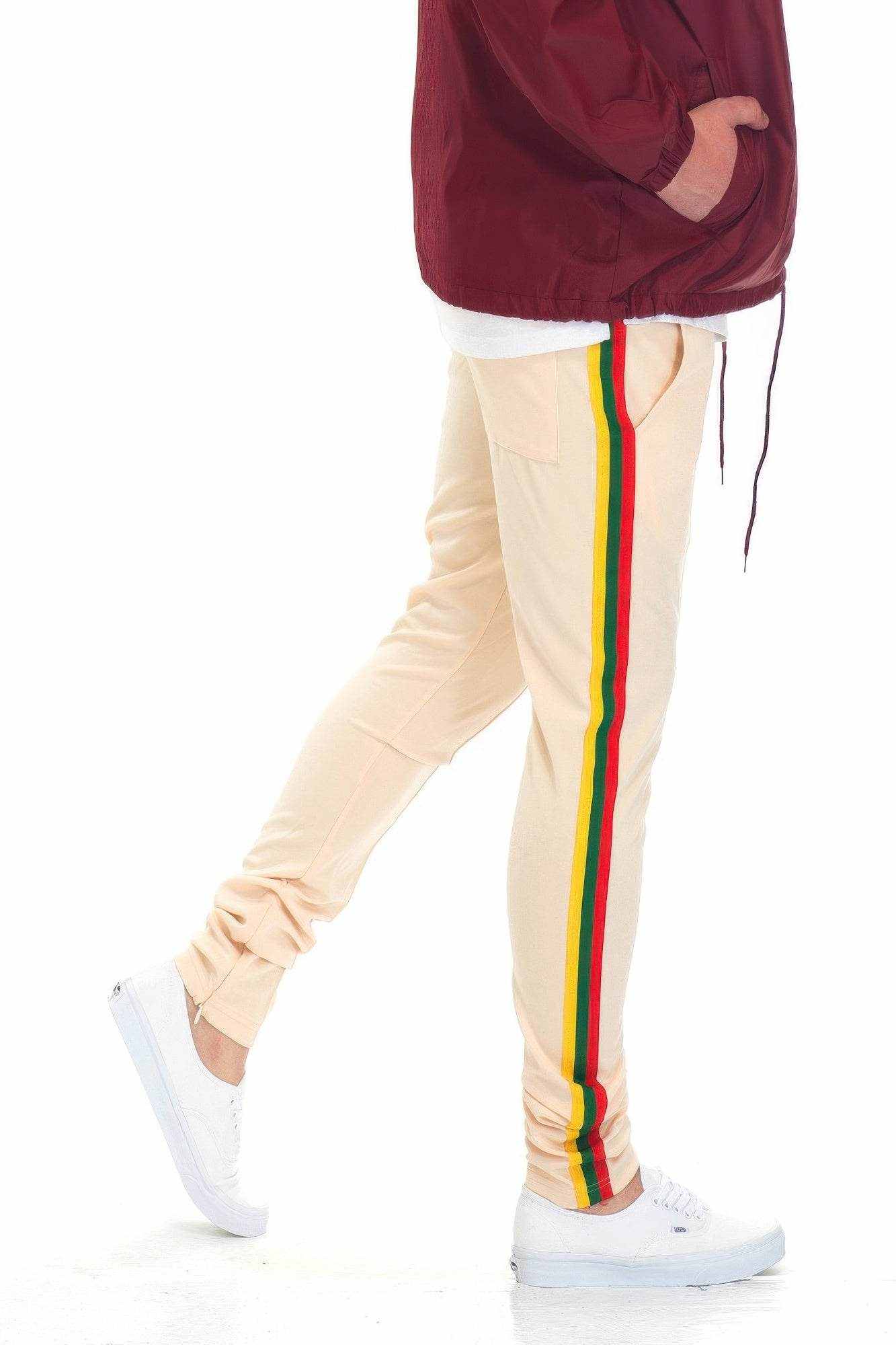 Rasta Taped Track Sweatpants - Purcell's Clothing Company