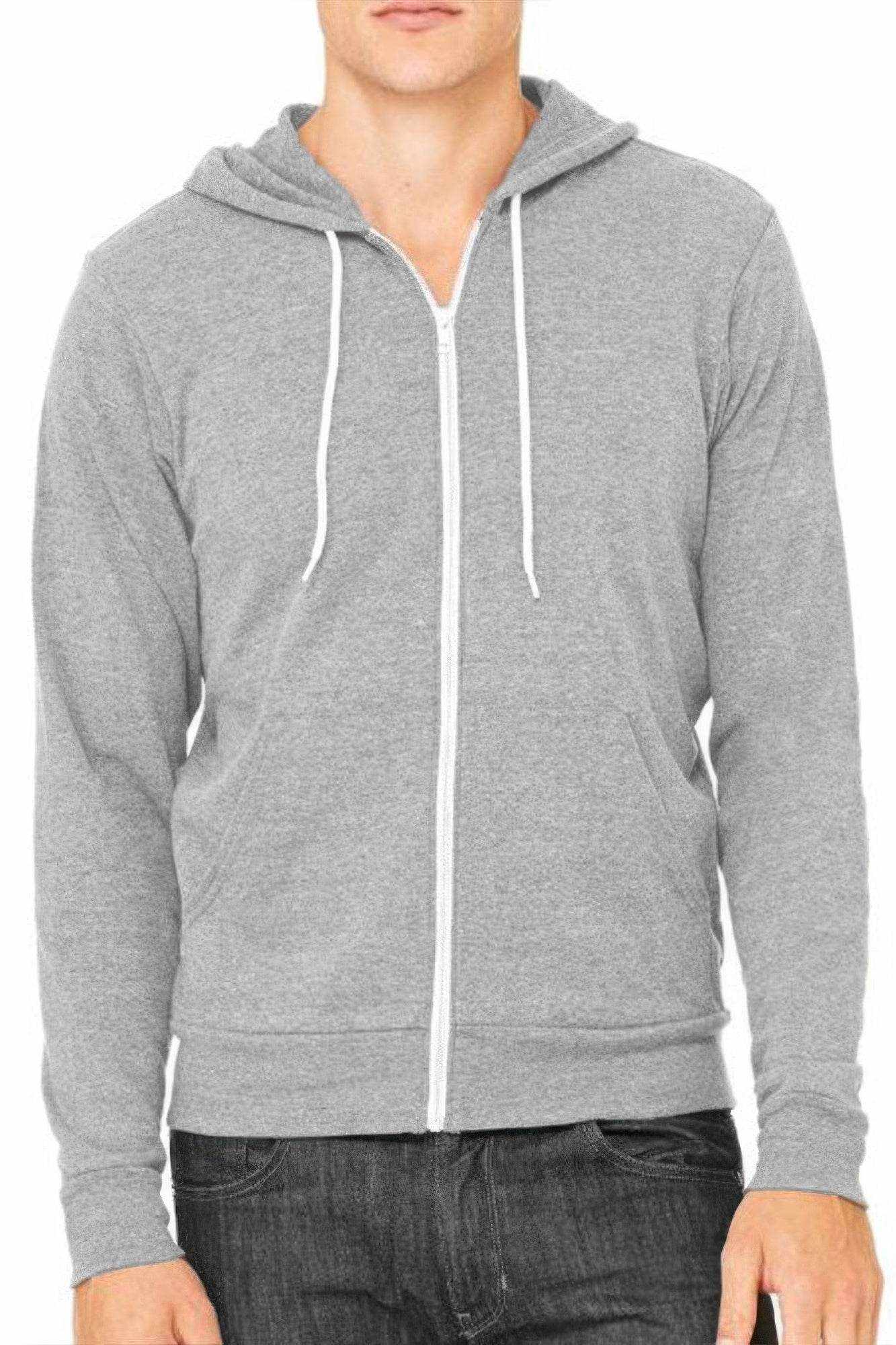 Zip Up Basic Jacket With Hood - Purcell's Clothing Company