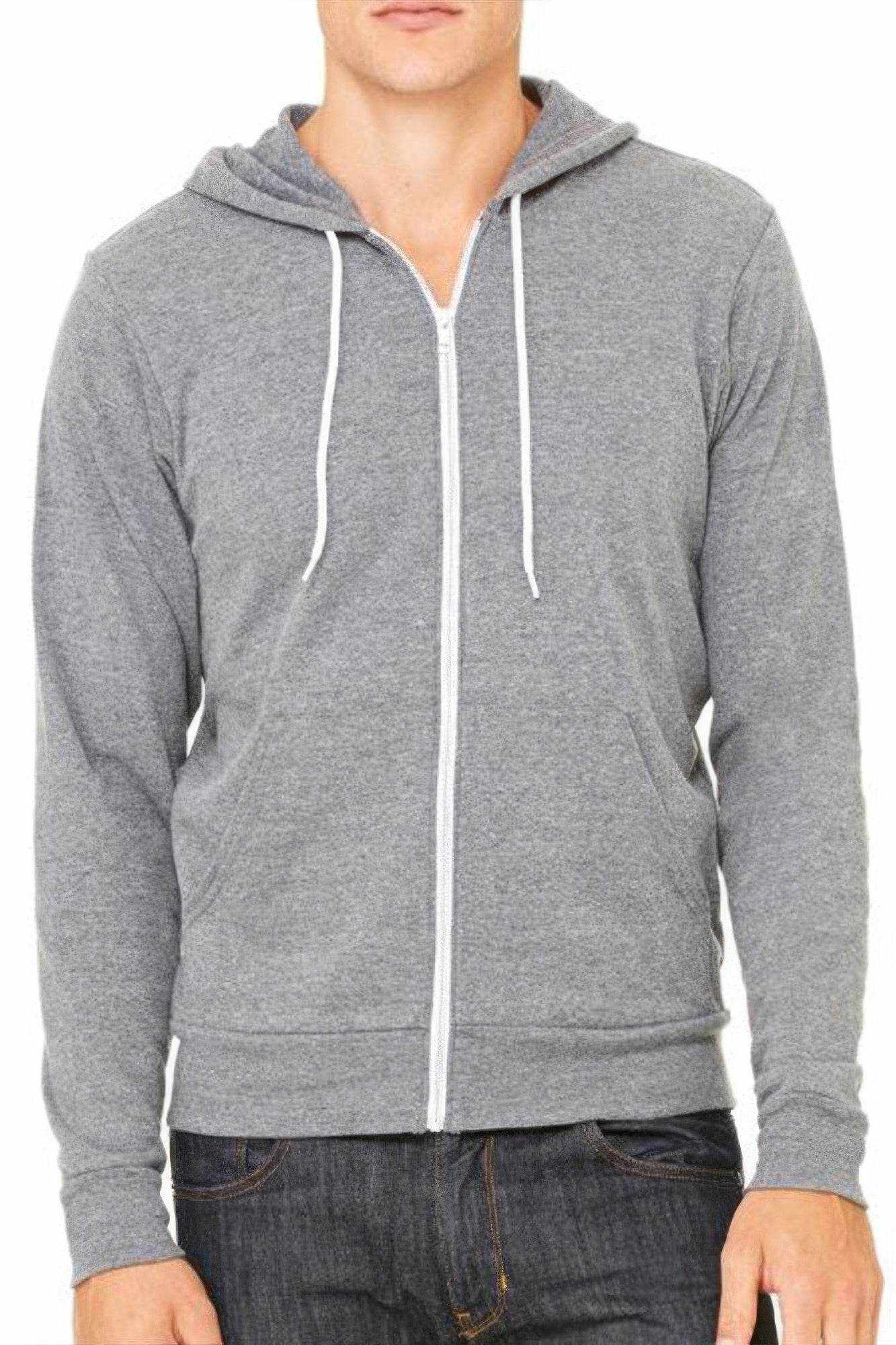 Zip Up Basic Jacket With Hood - Purcell's Clothing Company