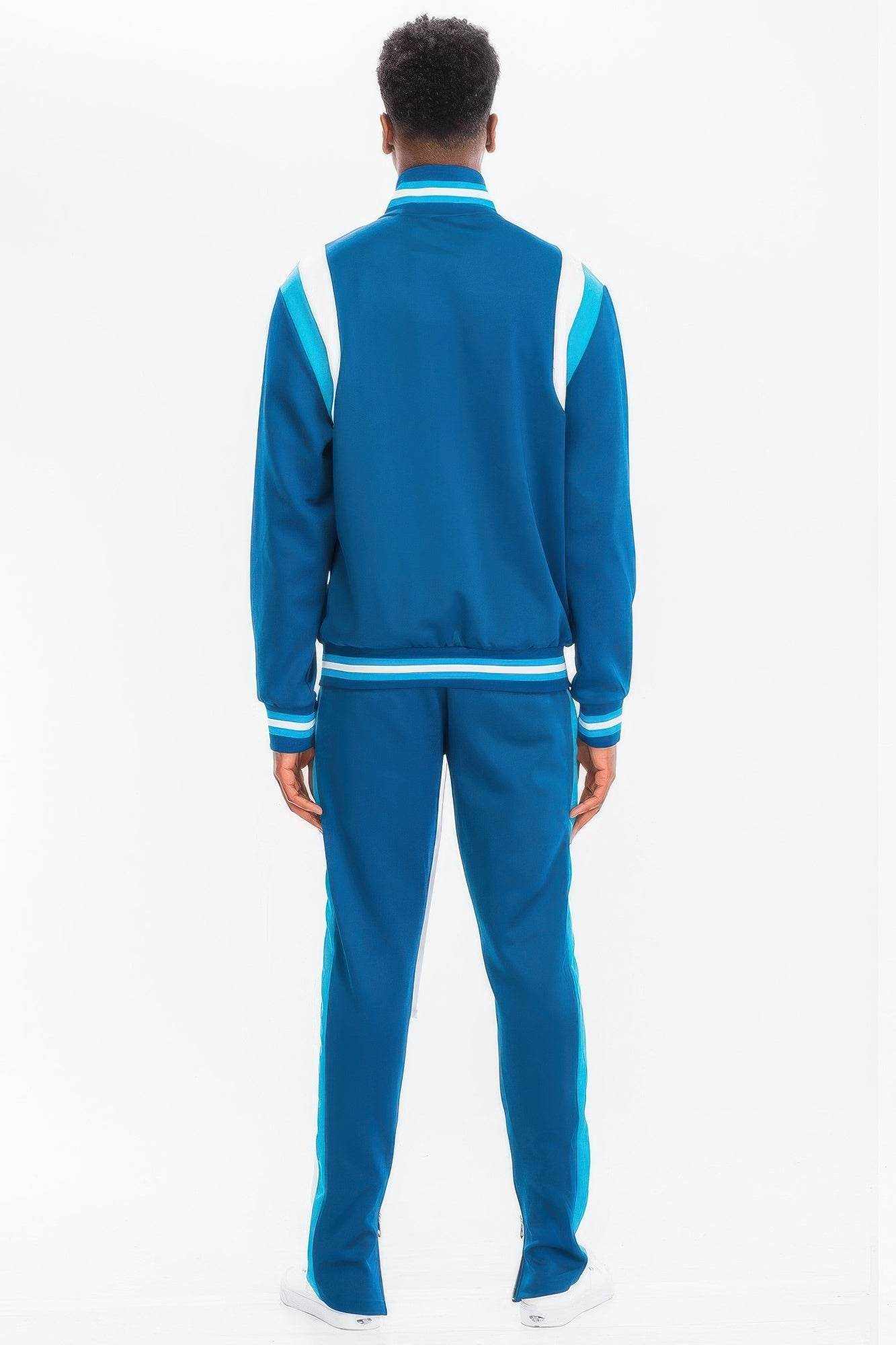 Chevron Stripe Track Jacket - Purcell's Clothing Company