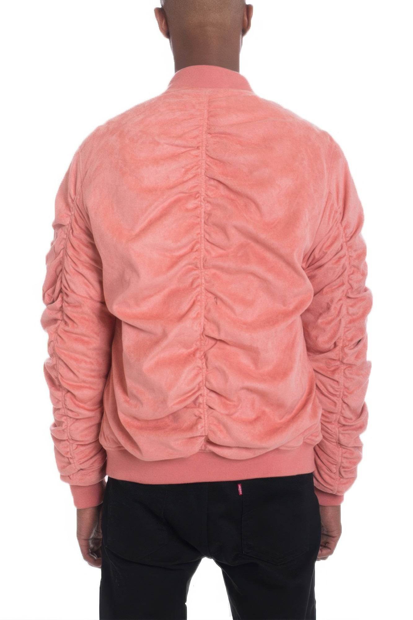 Mirosuede Scrunched Bomber Jacket - Purcell's Clothing Company