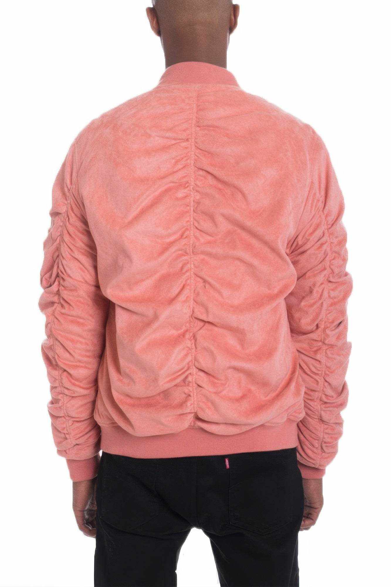 Mirosuede Scrunched Bomber Jacket - Purcell's Clothing Company