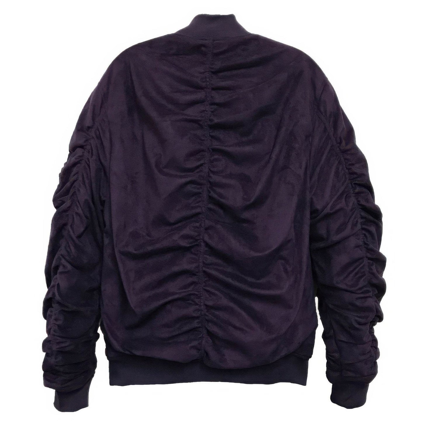 Mirosuede Scrunched Bomber Jacket - Purcell's Clothing Company