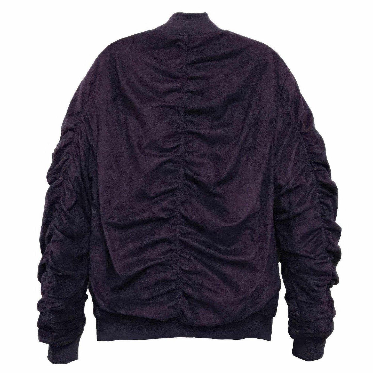 Mirosuede Scrunched Bomber Jacket - Purcell's Clothing Company