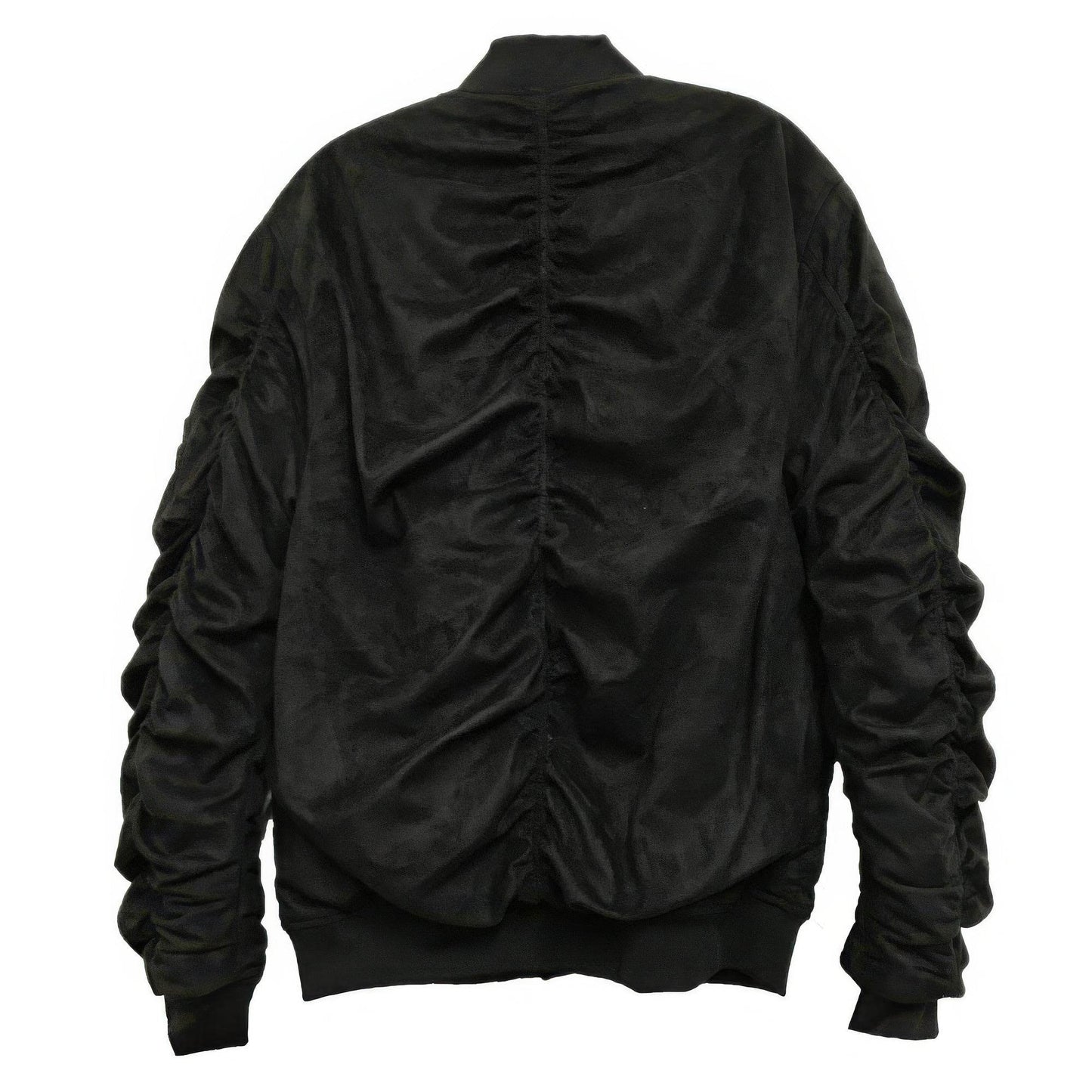 Mirosuede Scrunched Bomber Jacket - Purcell's Clothing Company