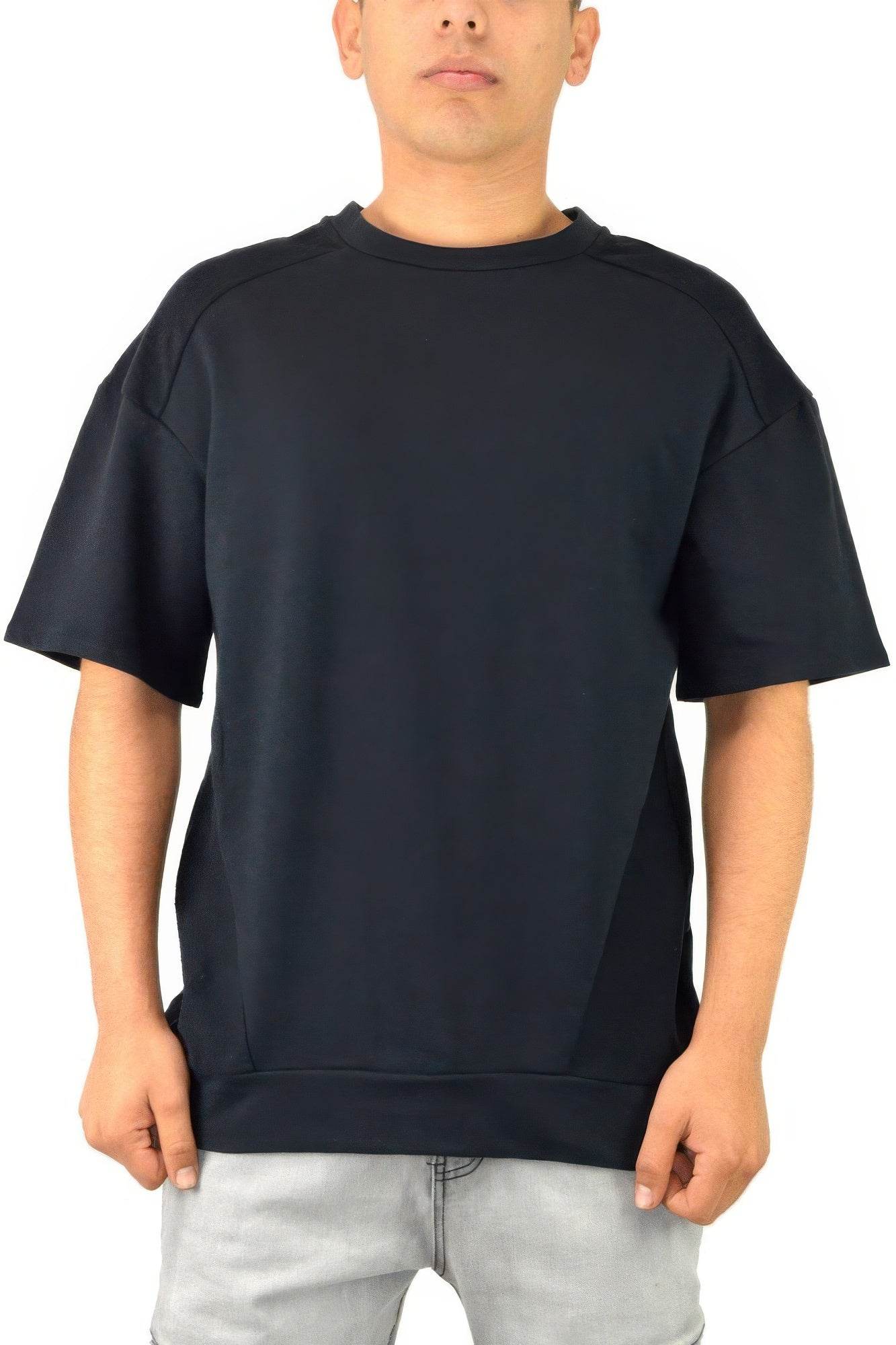 Mens Casual 1/2 Sleeve Sweatshirt Tops - Purcell's Clothing Company
