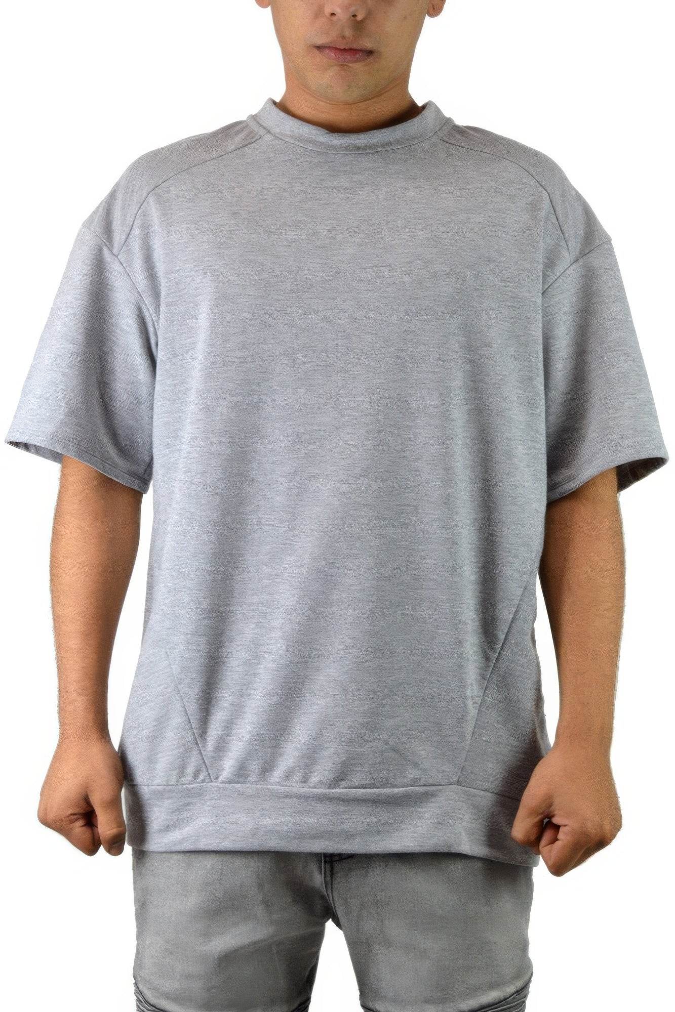 Mens Casual 1/2 Sleeve Sweatshirt Tops - Purcell's Clothing Company