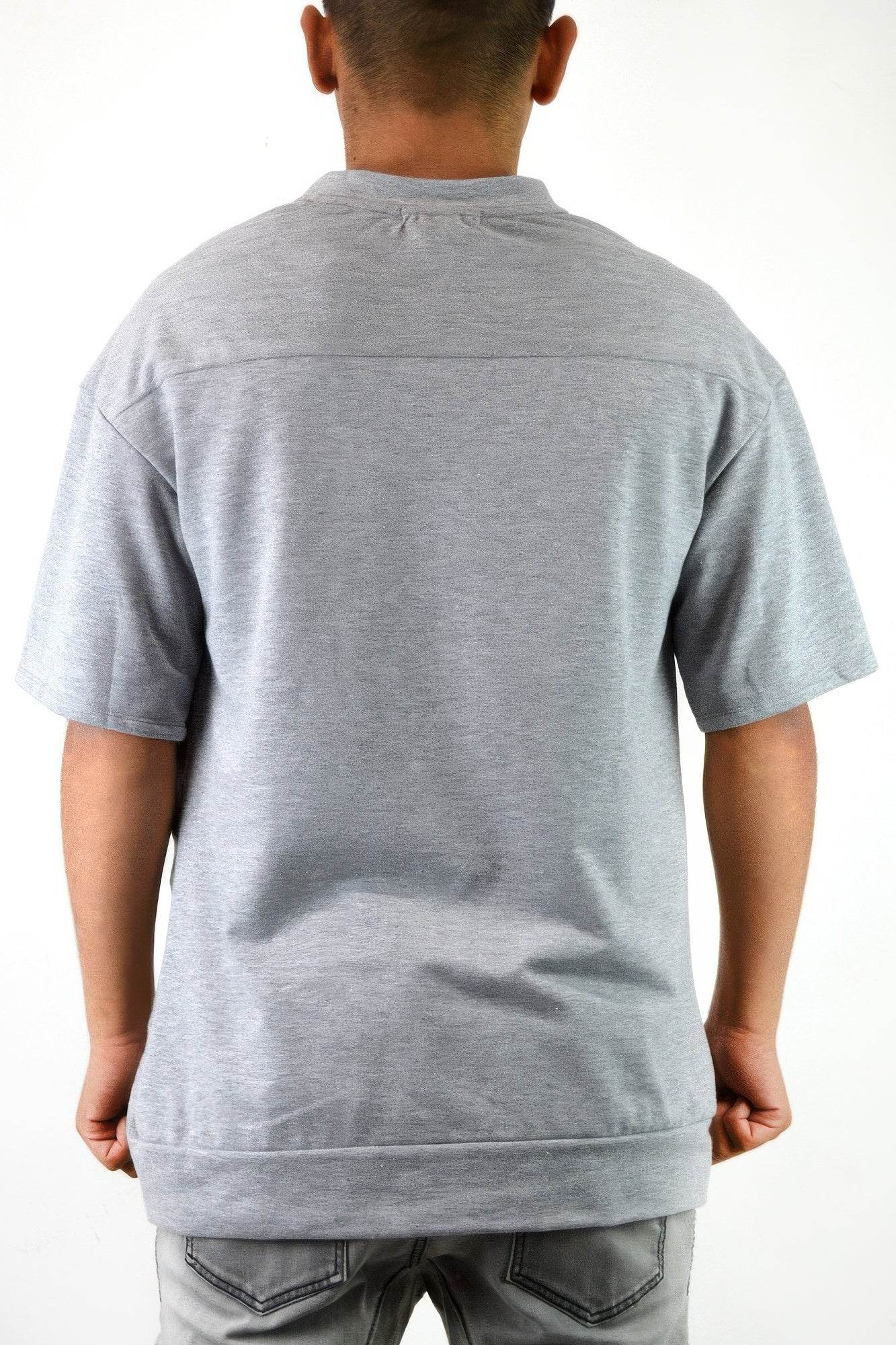 Mens Casual 1/2 Sleeve Sweatshirt Tops - Purcell's Clothing Company