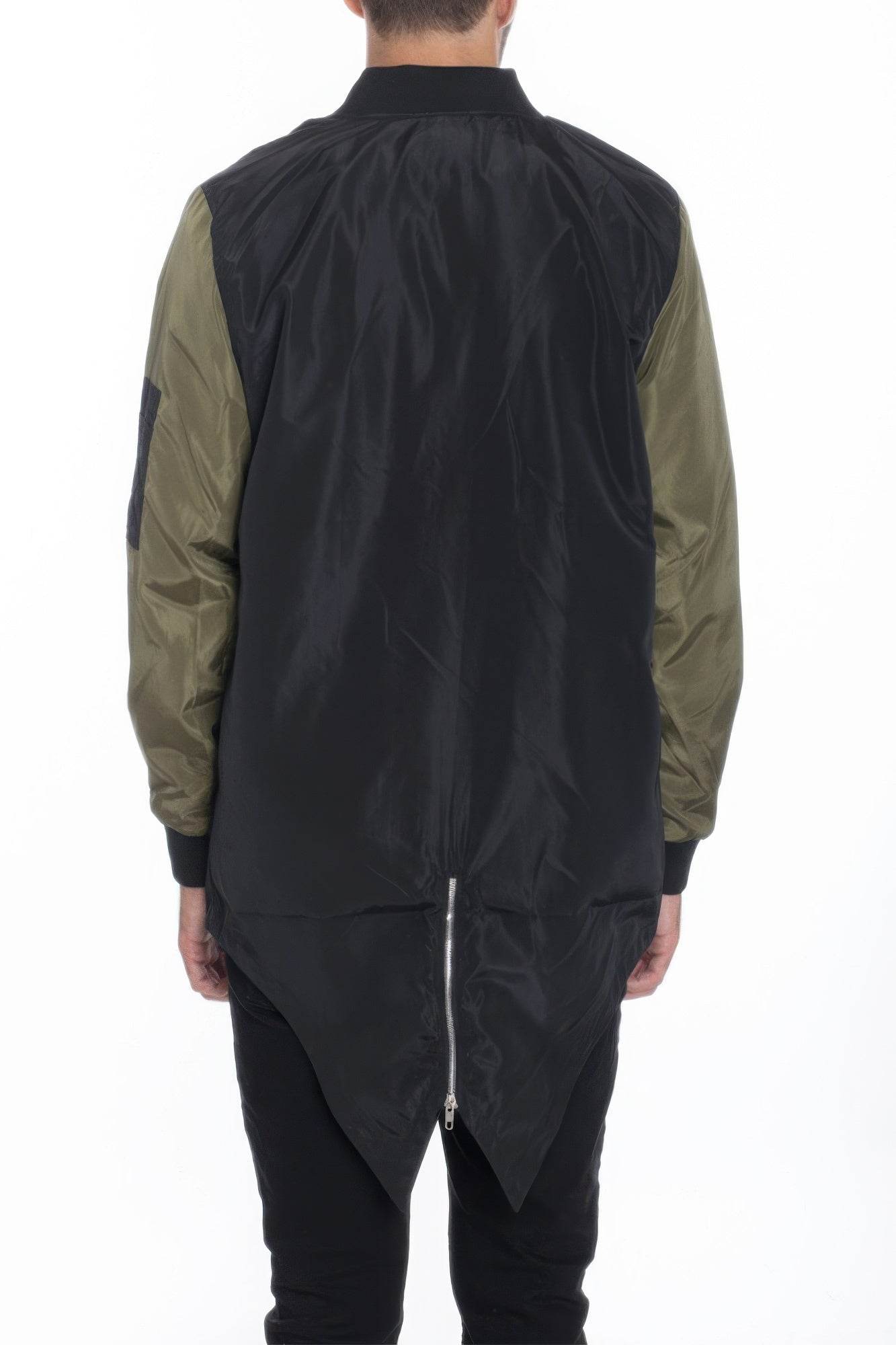 Mens Casual Windbreaker Satin Jacket - Purcell's Clothing Company