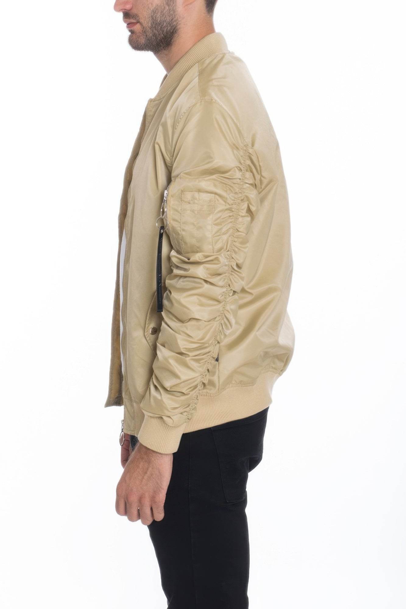 Men's Casual Ma-1 Flight Lined Bomber Jacket - Purcell's Clothing Company