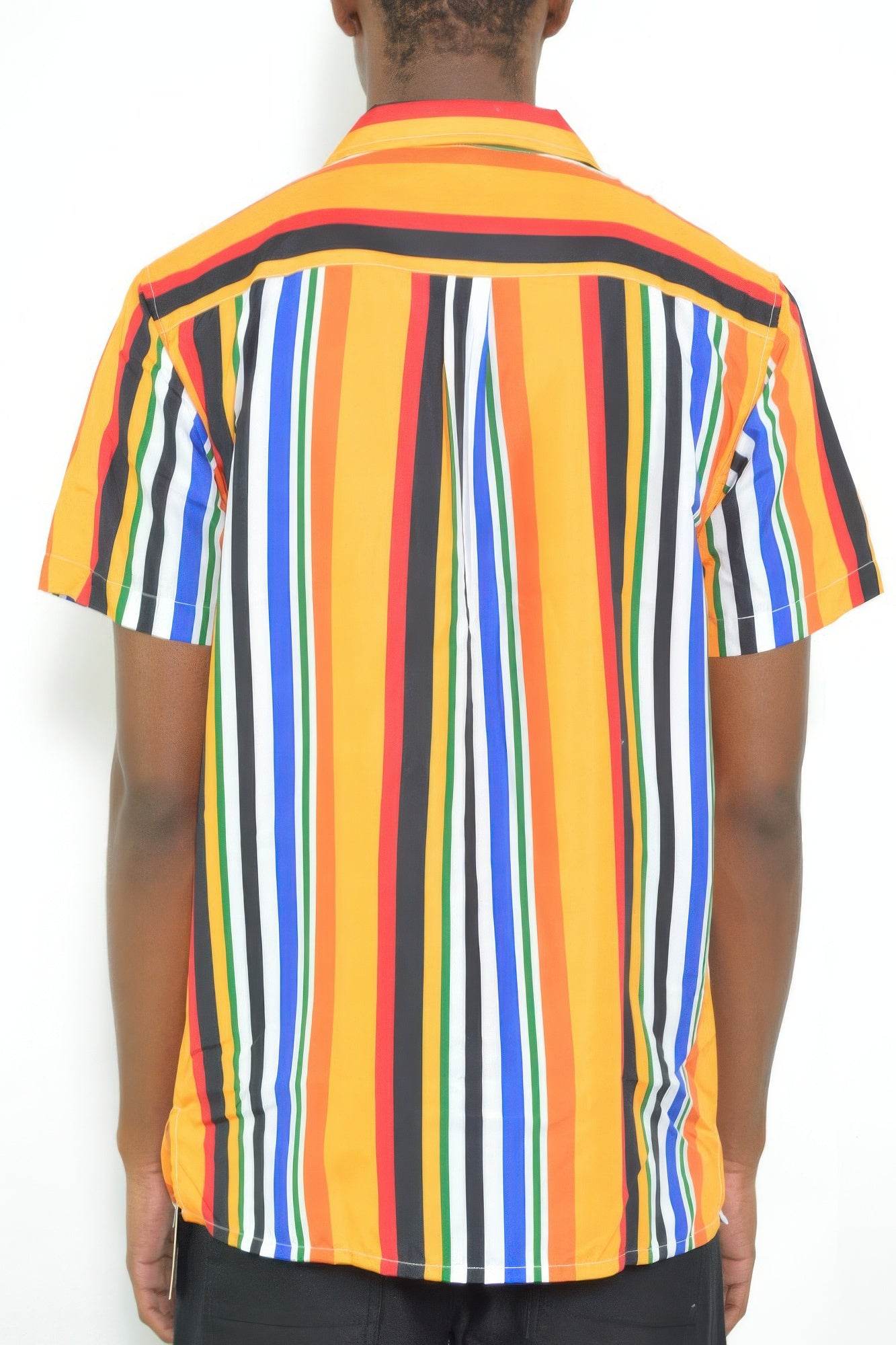 Striped Button Down Shirt Print - Purcell's Clothing Company