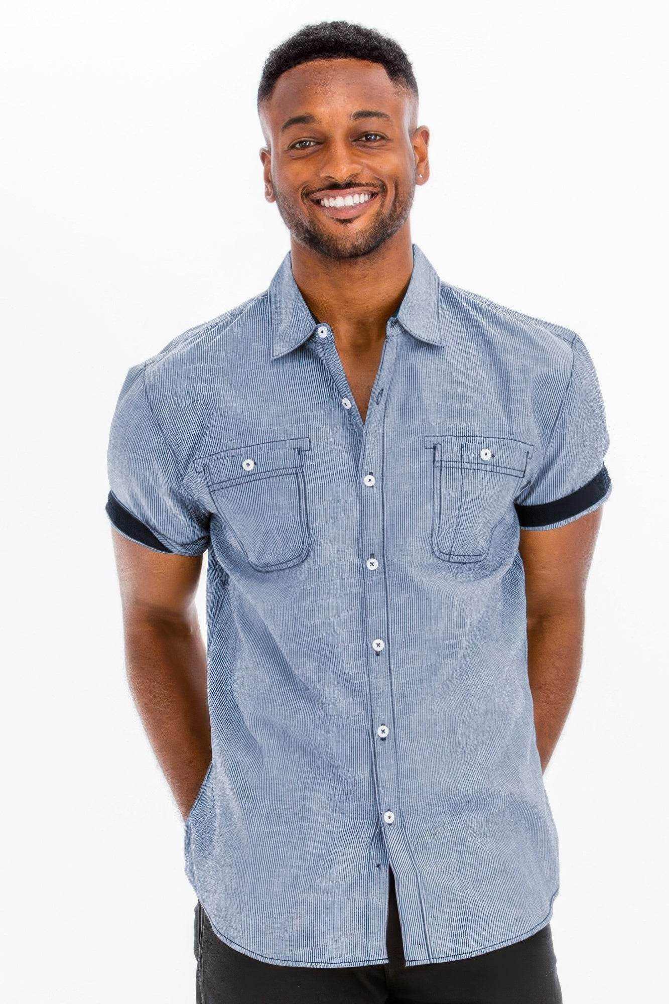 Casual Short Sleeve Solid Shirts - Purcell's Clothing Company