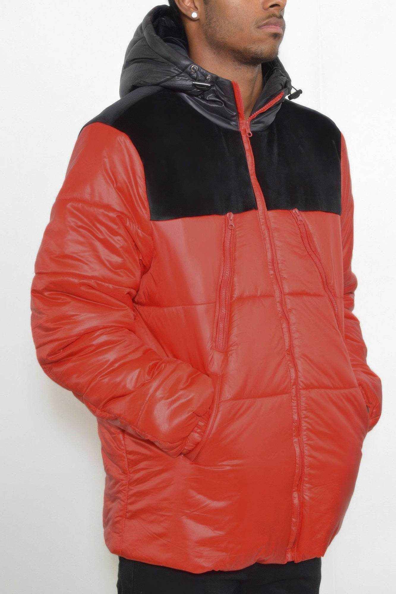 Mens Padded Buffle Puffer Jacket - Purcell's Clothing Company