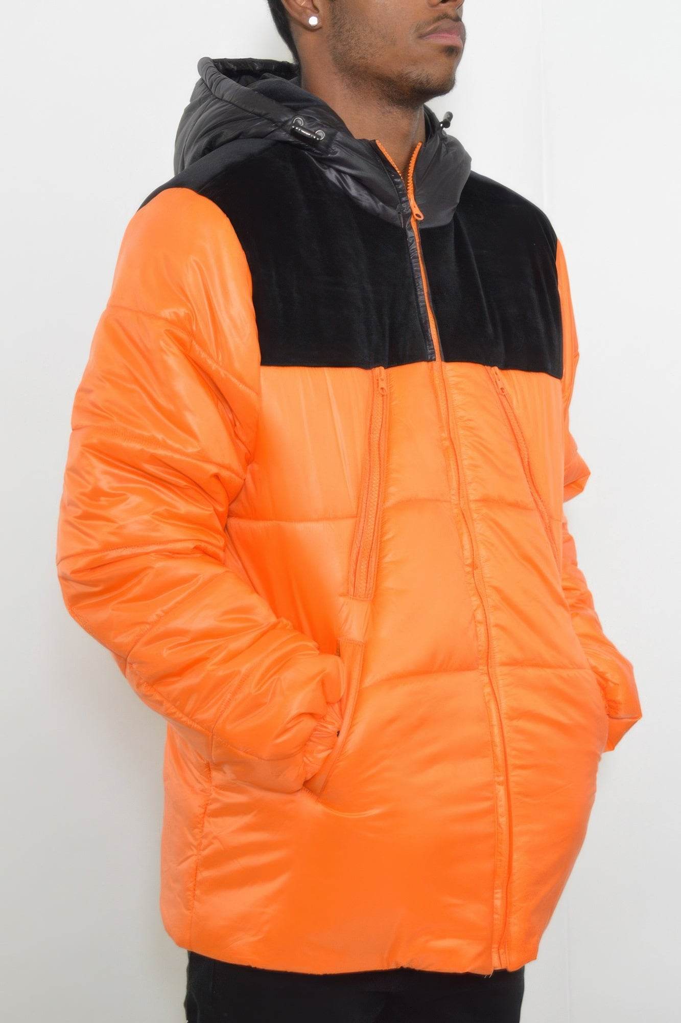 Mens Padded Buffle Puffer Jacket - Purcell's Clothing Company