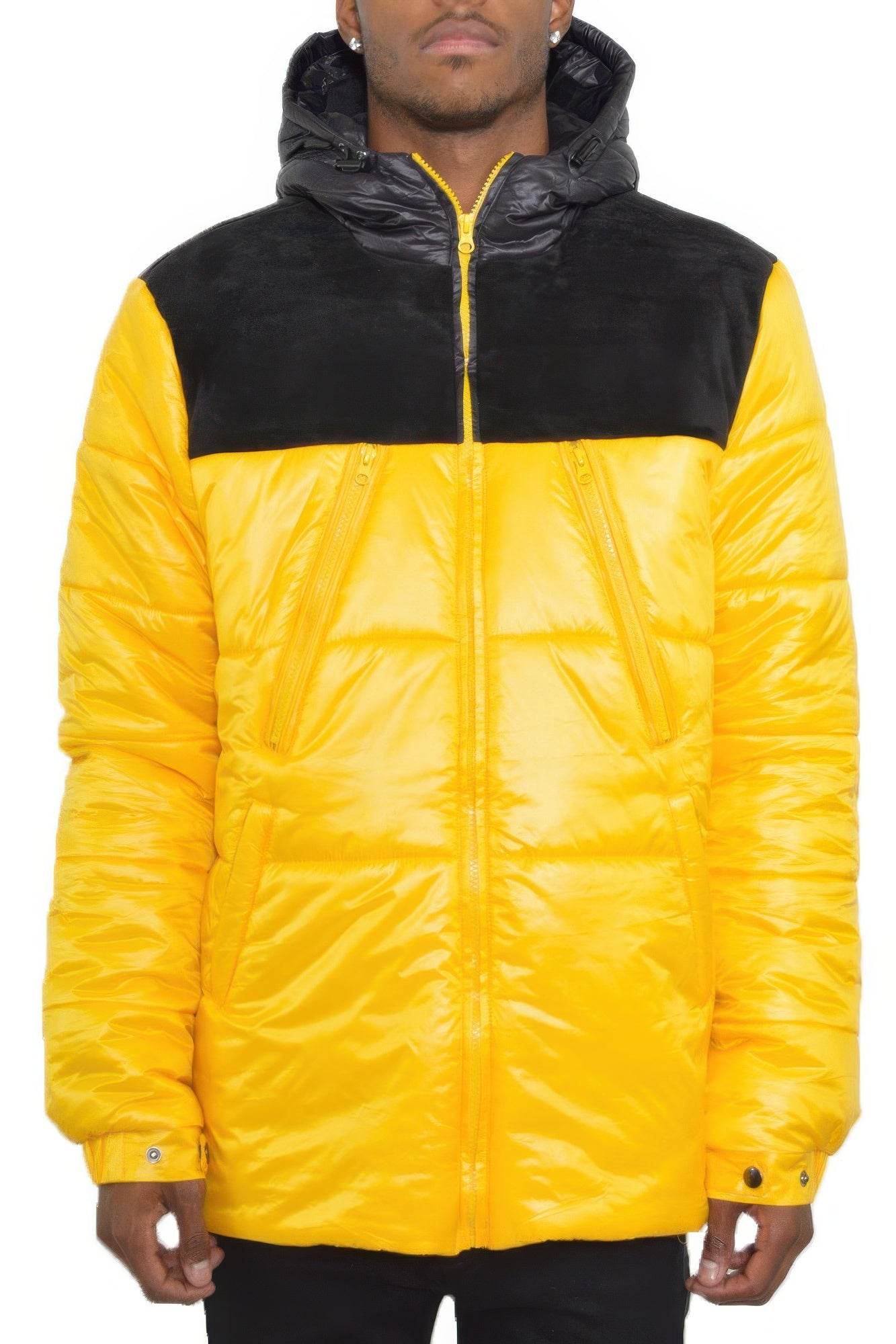 Mens Padded Buffle Puffer Jacket - Purcell's Clothing Company