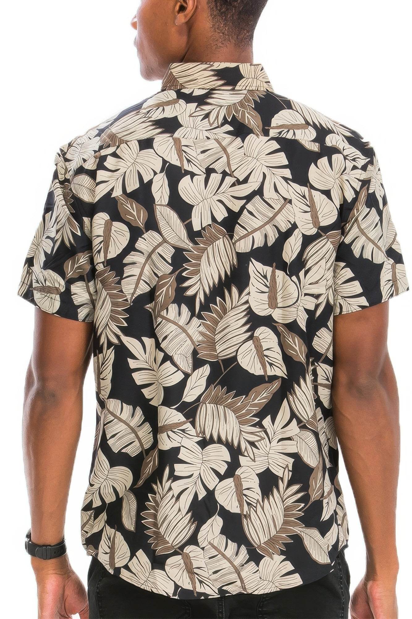Hawaiian Print Button Down Shirt - Purcell's Clothing Company