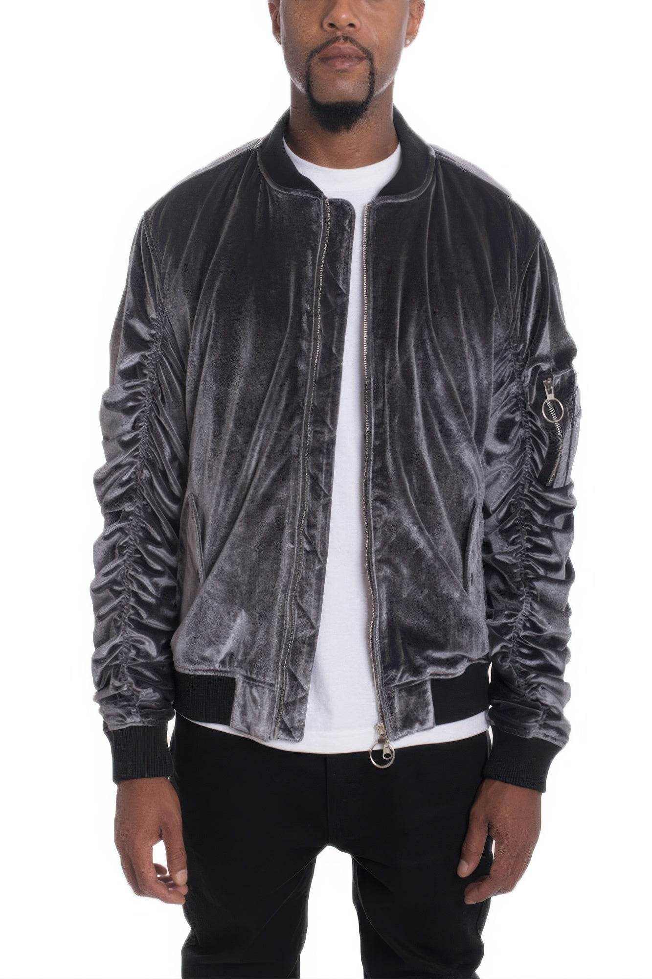Men's Casual Slim Fit Bomber Jacket - Purcell's Clothing Company
