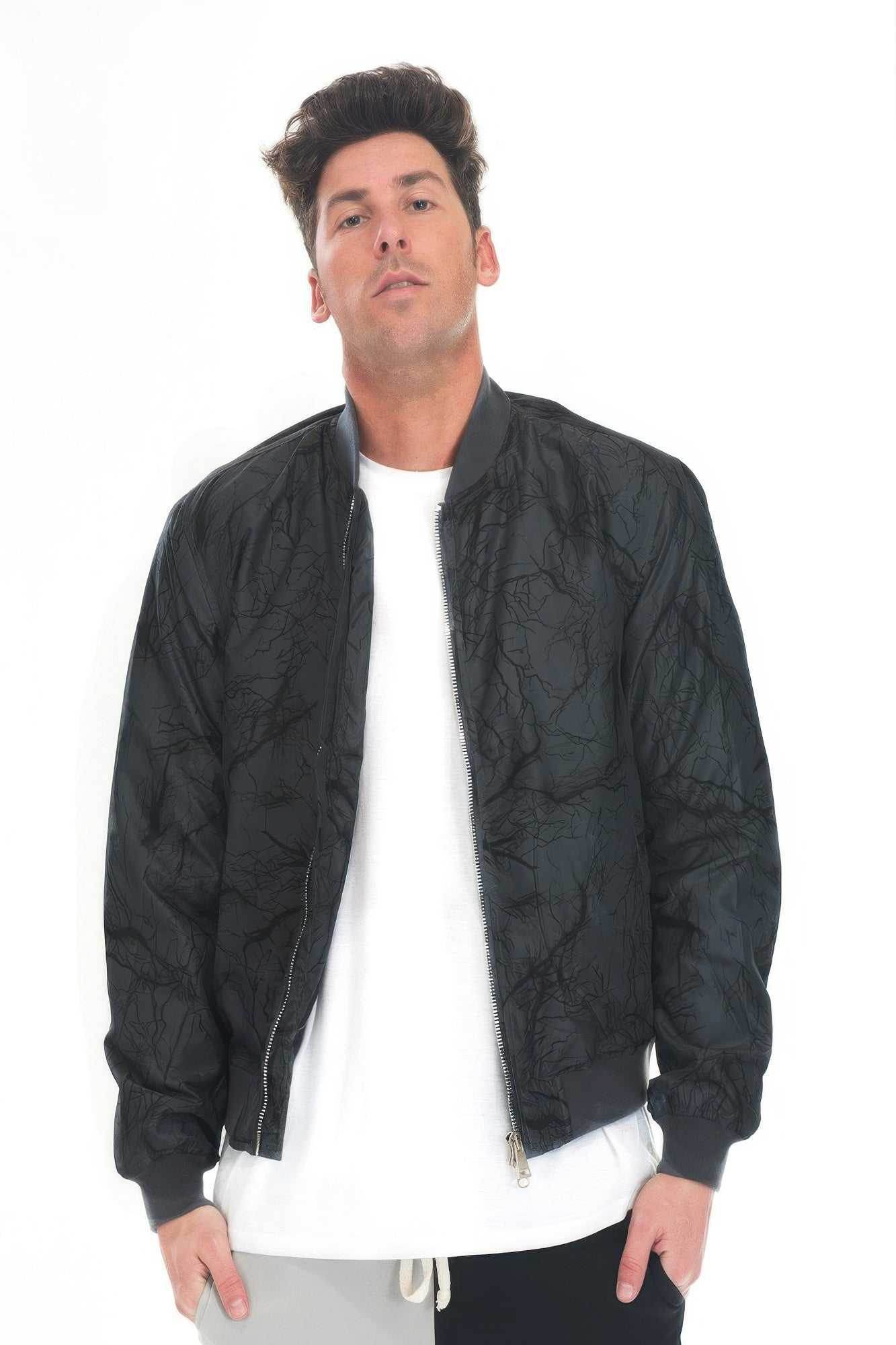 Lightning Bomber Windbreaker - Purcell's Clothing Company