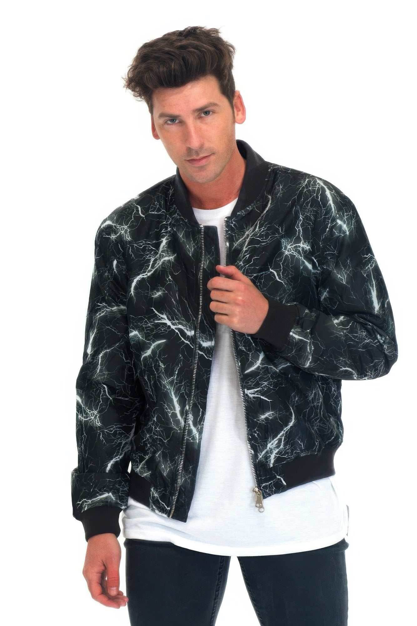 Lightning Bomber Windbreaker - Purcell's Clothing Company