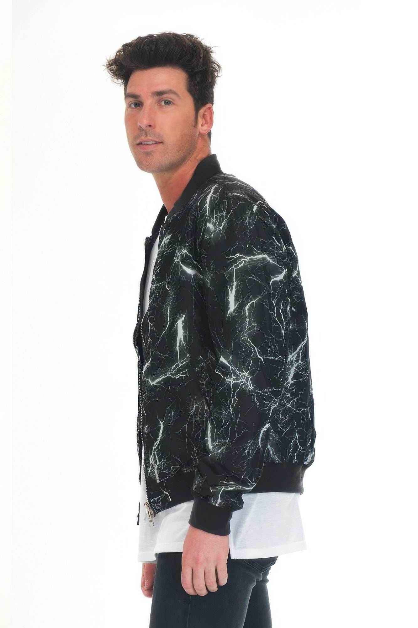 Lightning Bomber Windbreaker - Purcell's Clothing Company