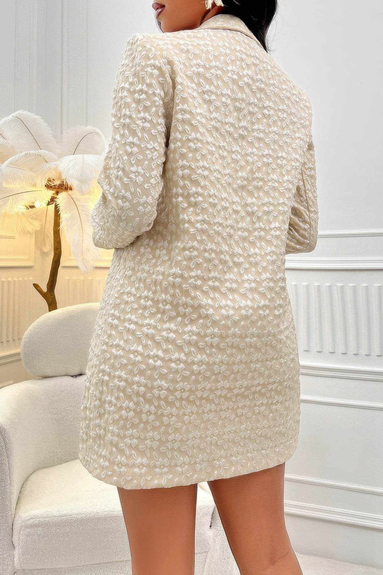 Flower Texture Cami Dress And Cardigan Sets - Purcell's Clothing Company