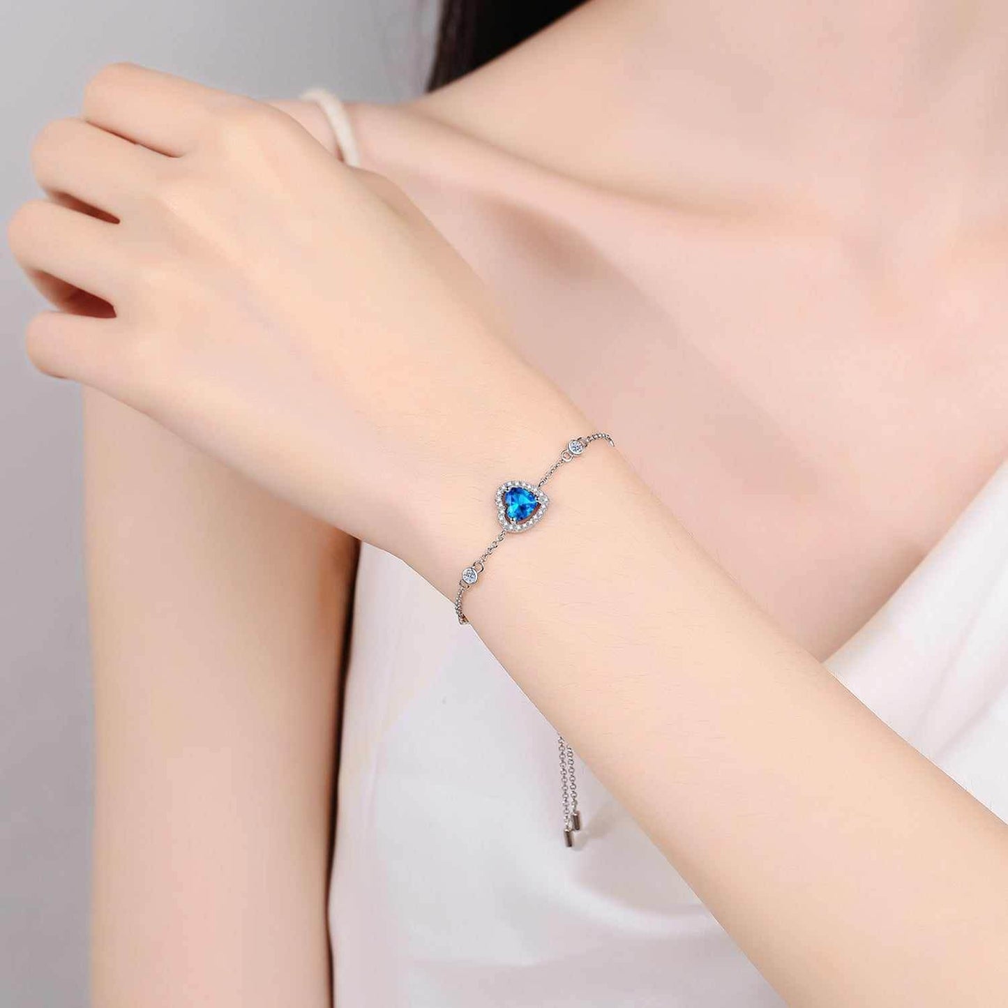 1 Carat Moissanite 925 Sterling Silver Bracelet - Purcell's Clothing Company
