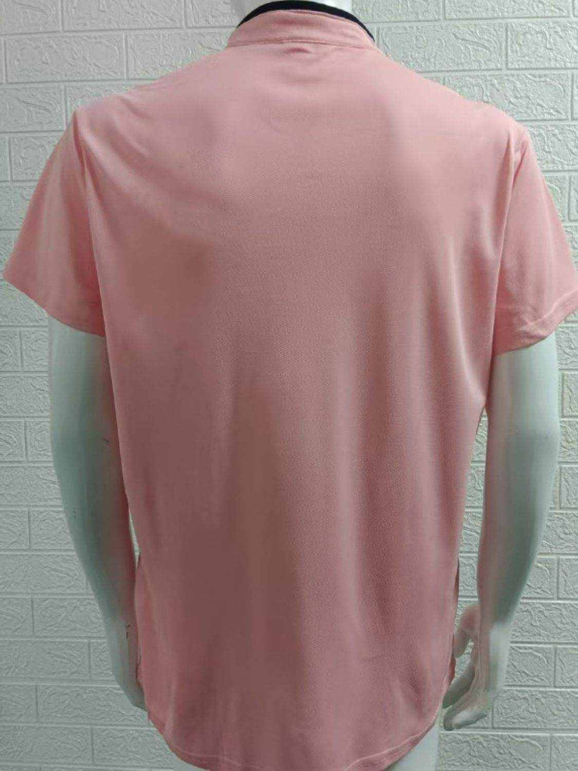 Stand Collar Contrast Short Sleeve Polo - Purcell's Clothing Company
