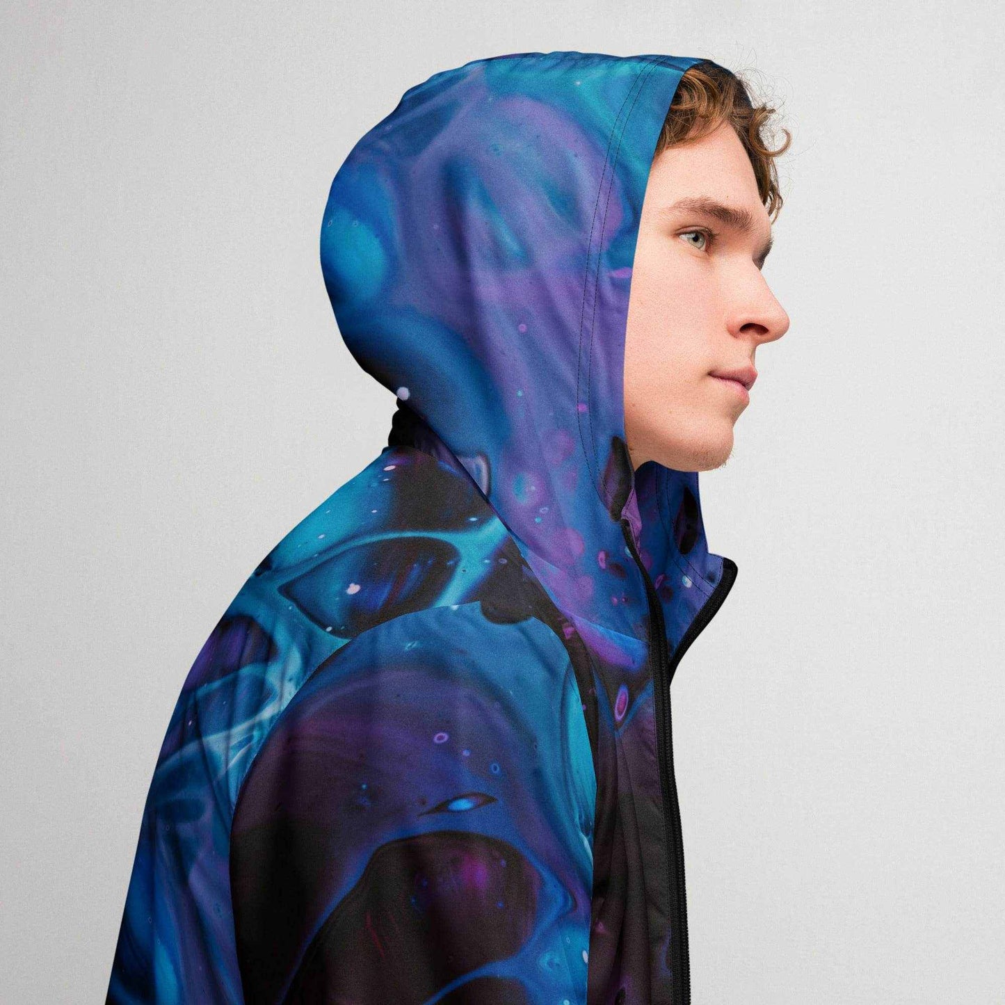 Men’s Galaxy Colored Windbreaker - Purcell's Clothing Company