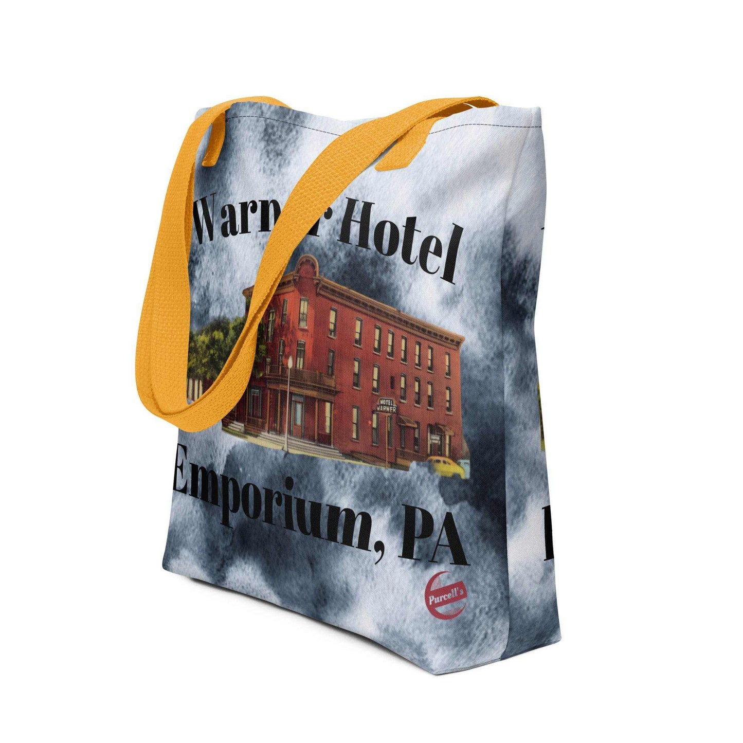 Tote Bag Warner Hotel Print - Purcell's Clothing Company