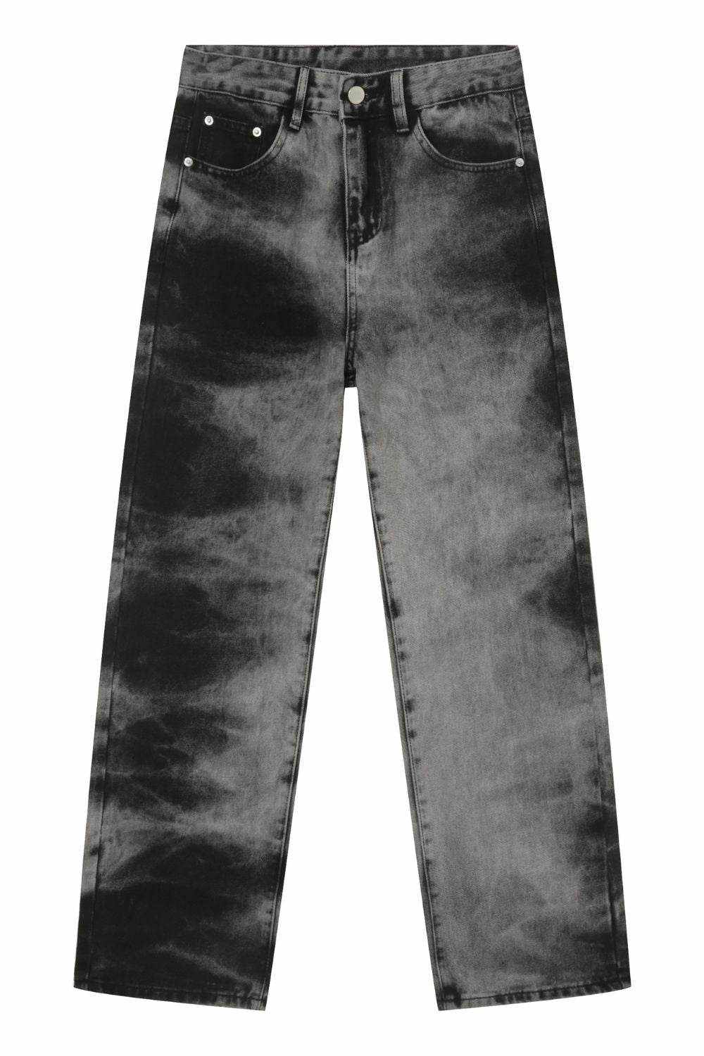 Men's Tie Dye Baggy Jeans with Pockets - Purcell's Clothing Company