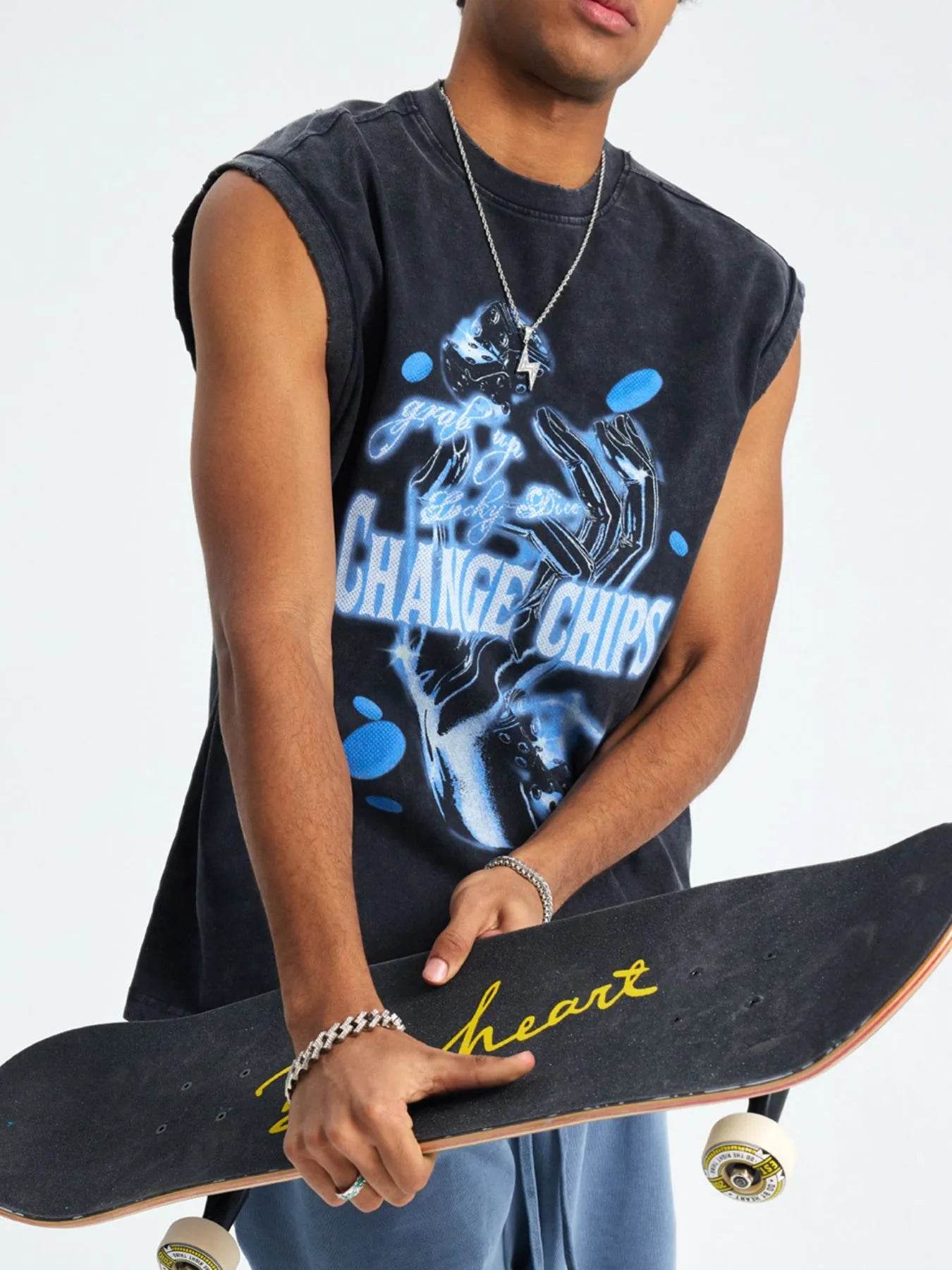 Men's Graphic Round Neck Tank - Purcell's Clothing Company