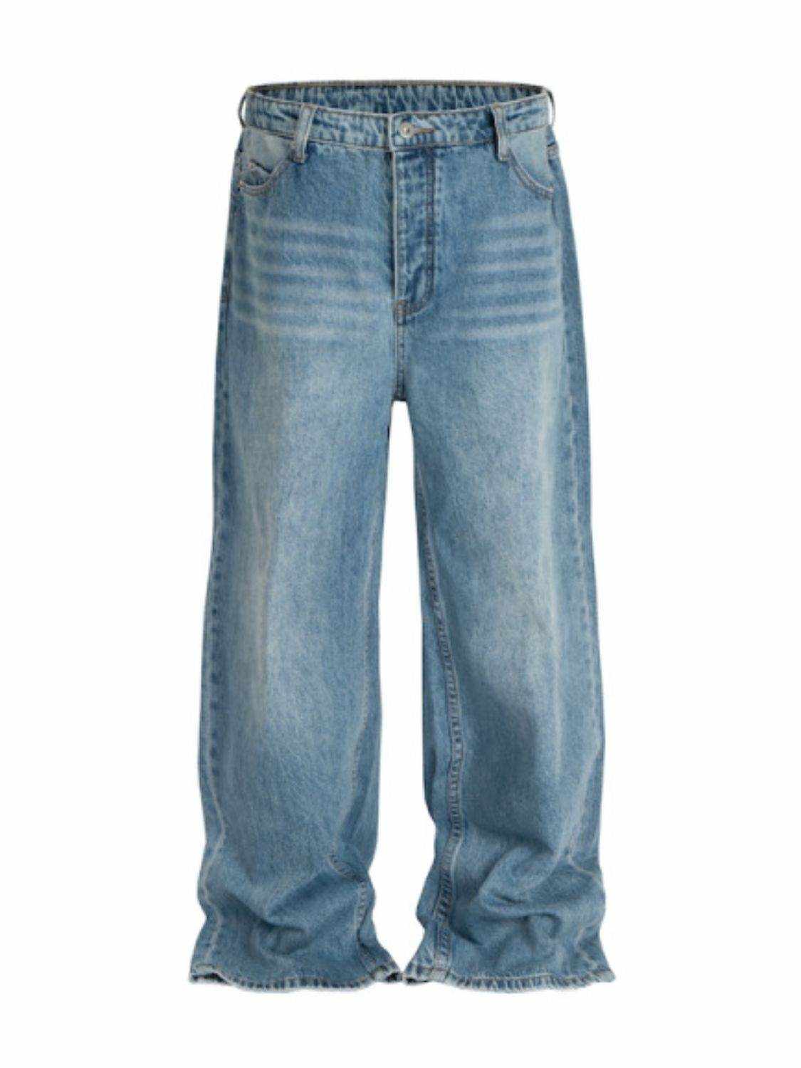 Men's Wide Straight Jeans with Pockets - Purcell's Clothing Company