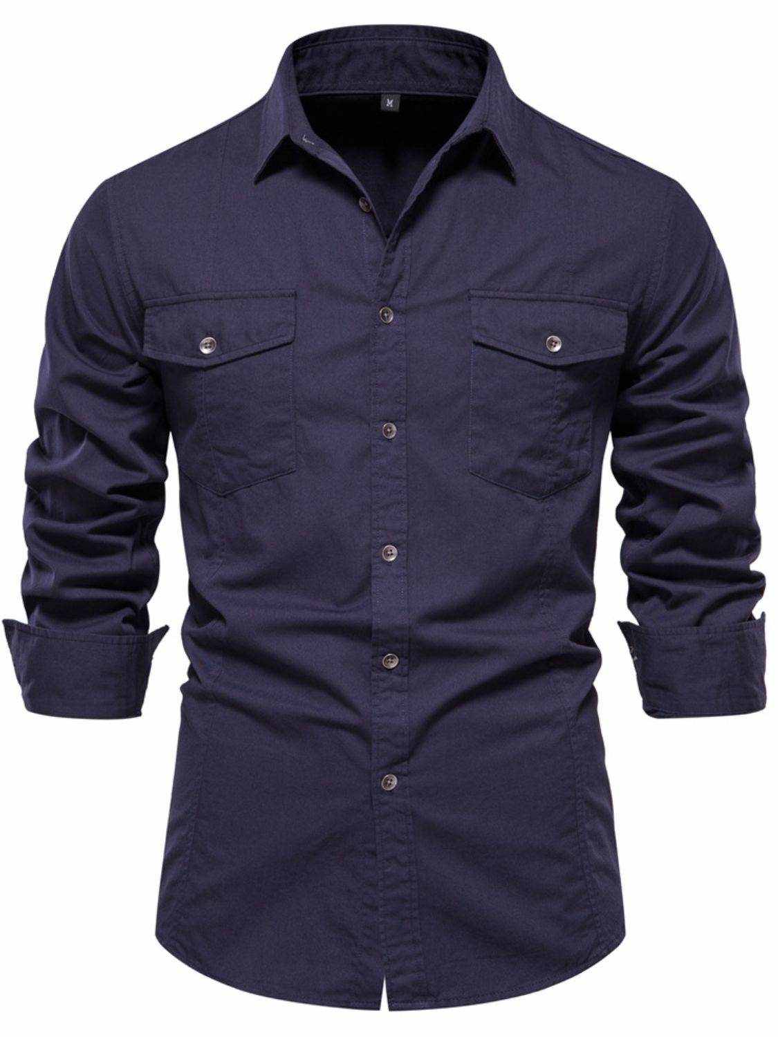 Button Down Collared Neck Shirt - Purcell's Clothing Company