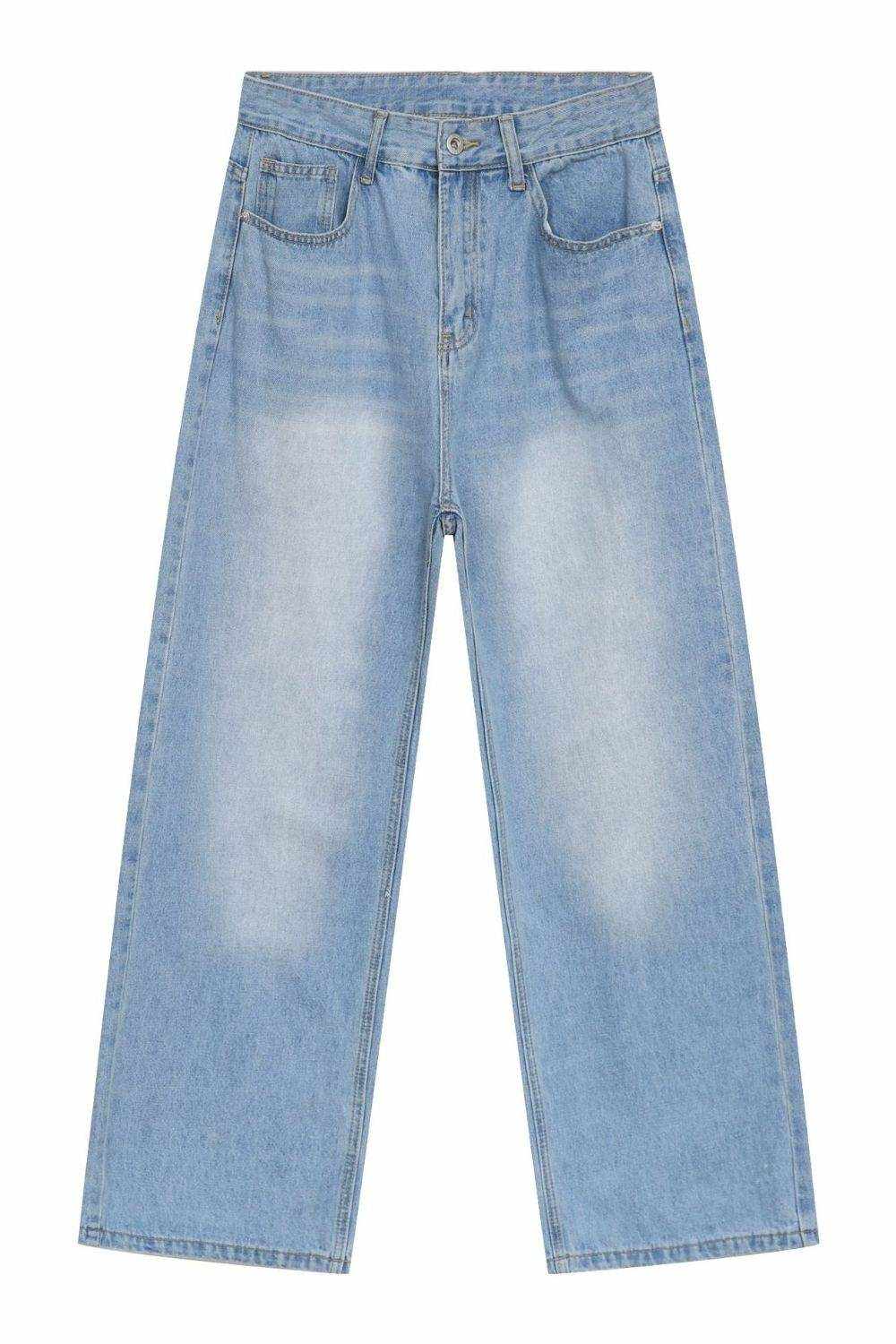 Men's Wide Straight Jeans with Pockets - Purcell's Clothing Company