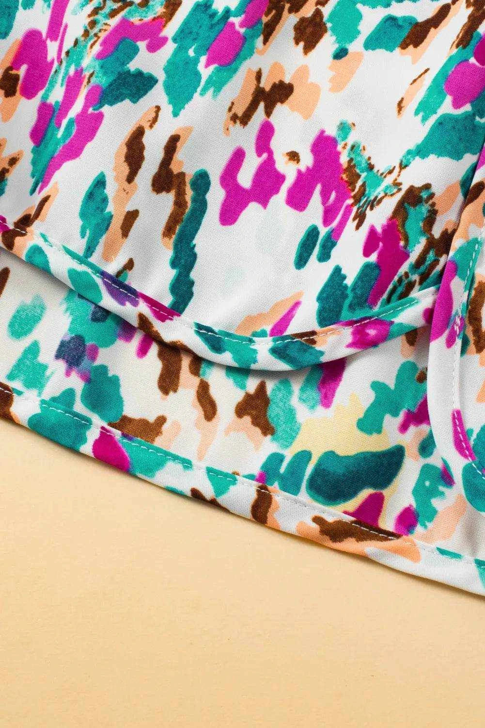 Printed High Waist Shorts - Purcell's Clothing Company