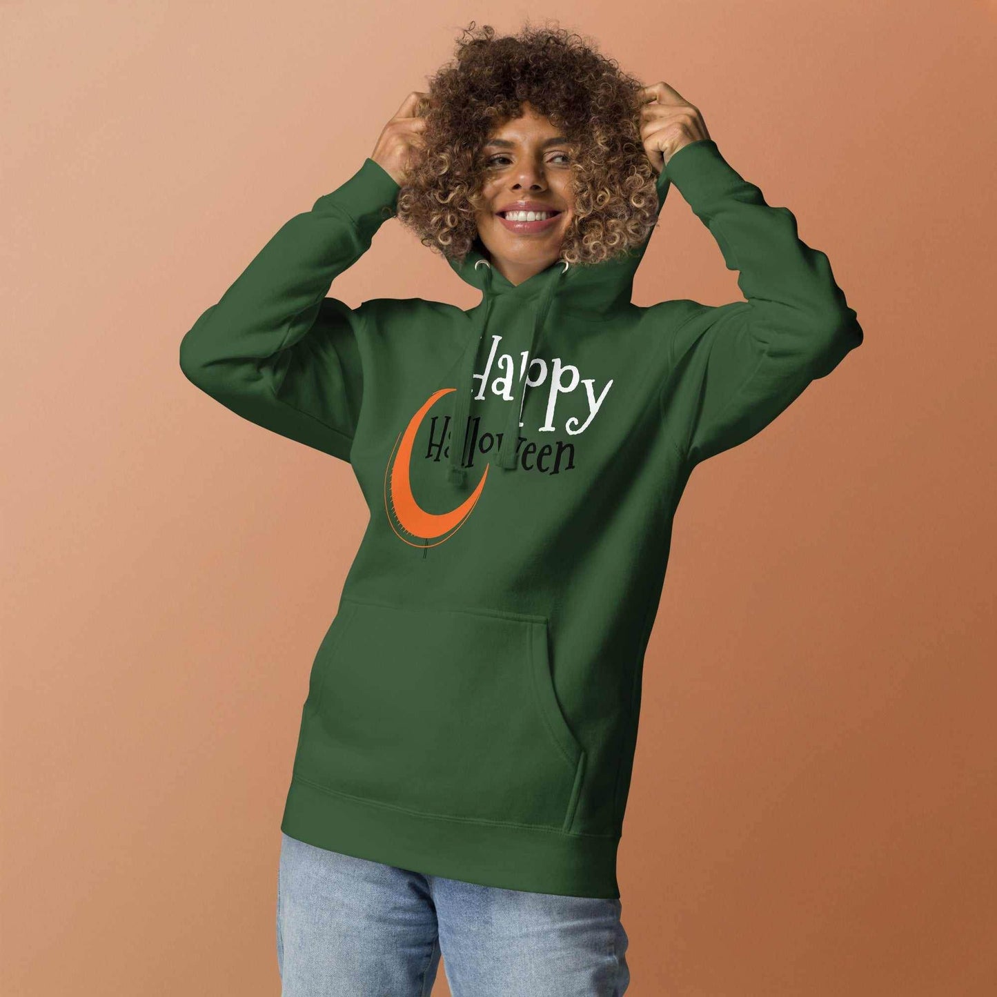 Happy Halloween Basic Unisex Hoodie - Purcell's Clothing Company