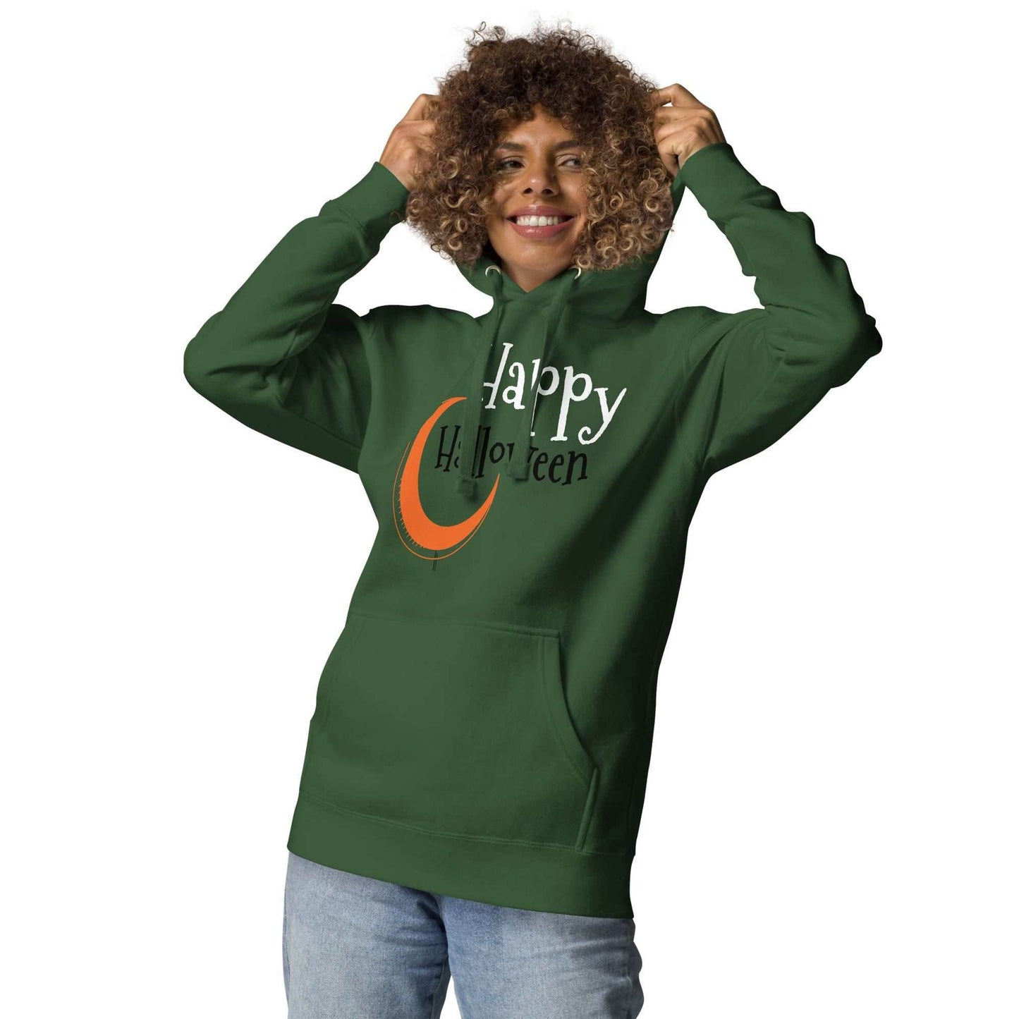 Happy Halloween Basic Unisex Hoodie - Purcell's Clothing Company