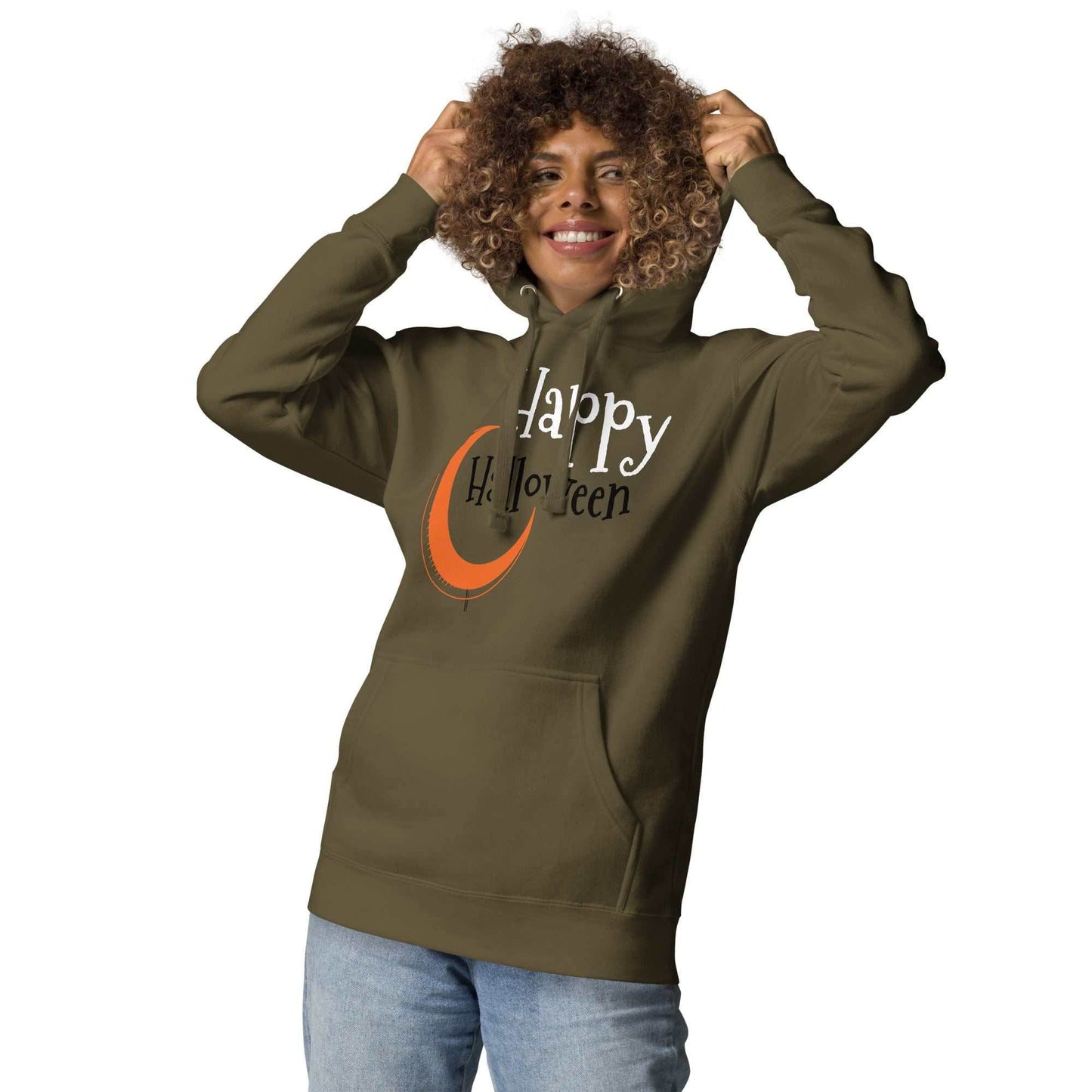 Happy Halloween Basic Unisex Hoodie - Purcell's Clothing Company