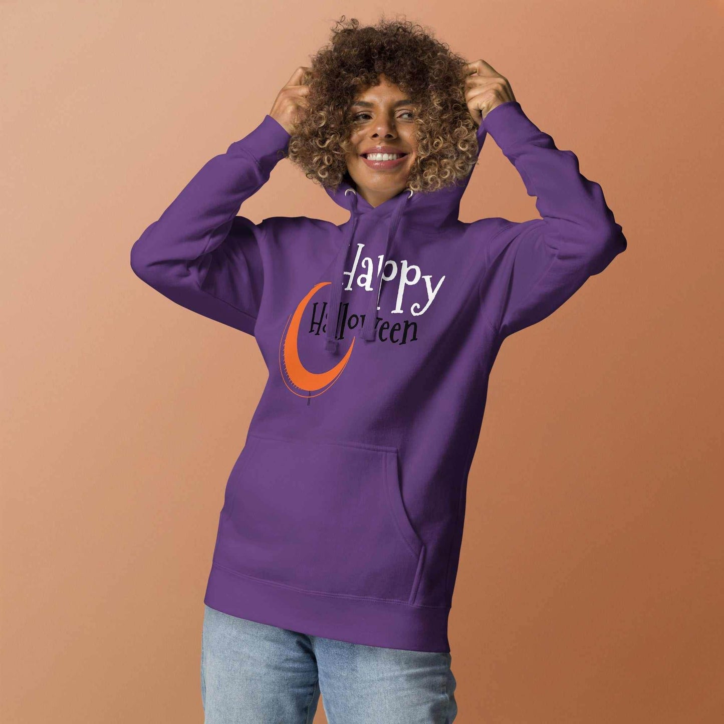 Happy Halloween Basic Unisex Hoodie - Purcell's Clothing Company