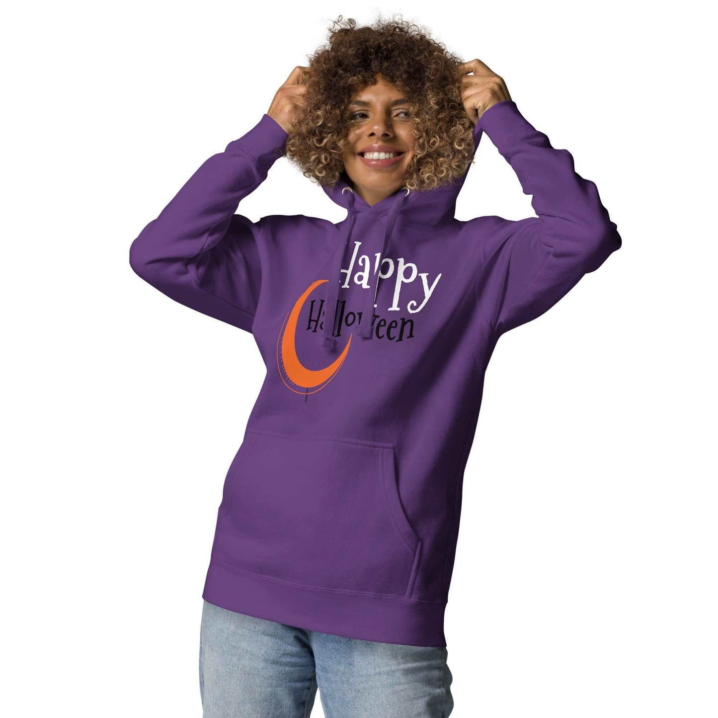 Happy Halloween Basic Unisex Hoodie - Purcell's Clothing Company