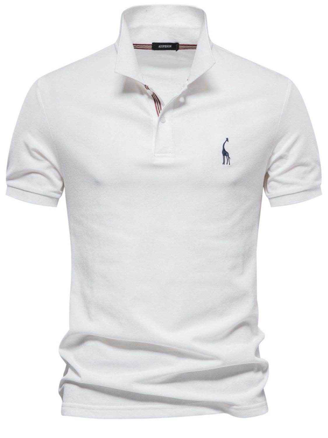 Embroidered Short Sleeve Polo - Purcell's Clothing Company