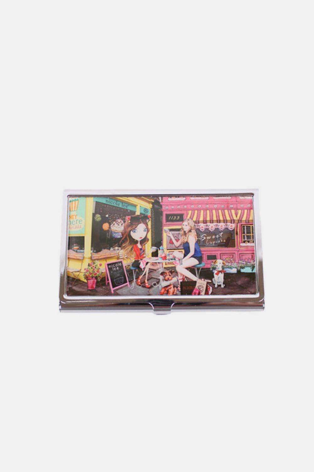 Nicole Lee USA Printed Business Card Case - Purcell's Clothing Company